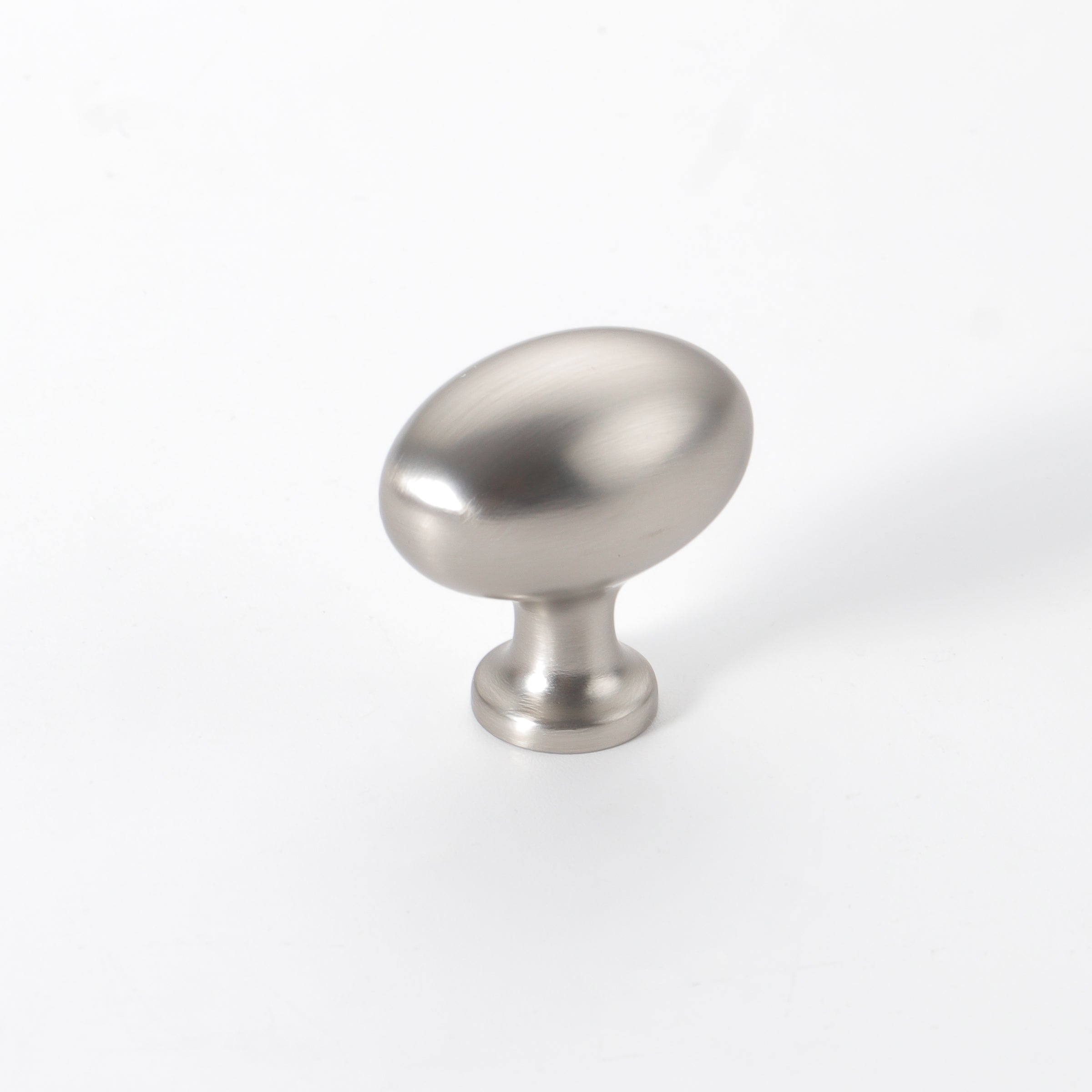 Ellipse Brass Knob Brushed Nickel
