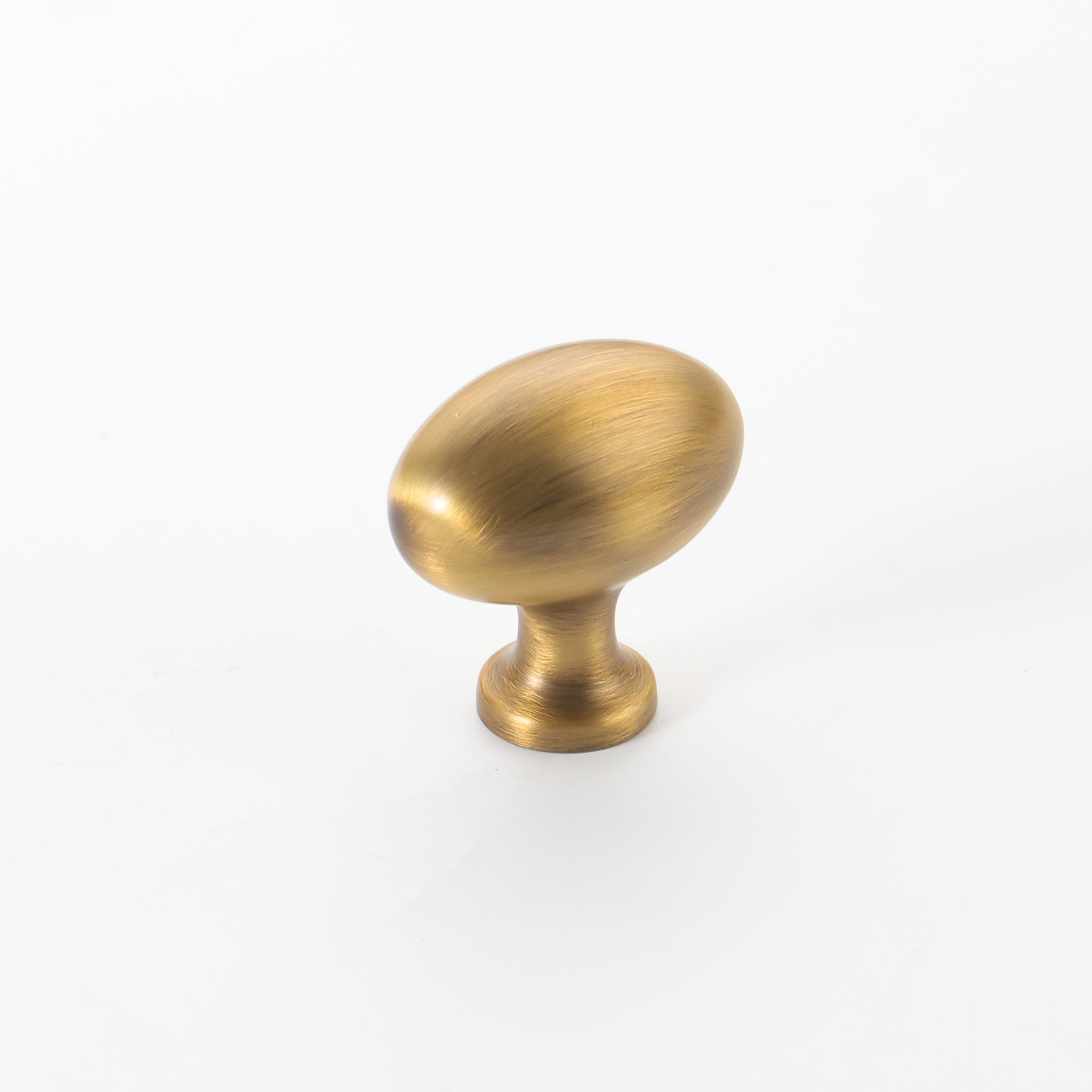 Ellipse Brass Knob Antique brass