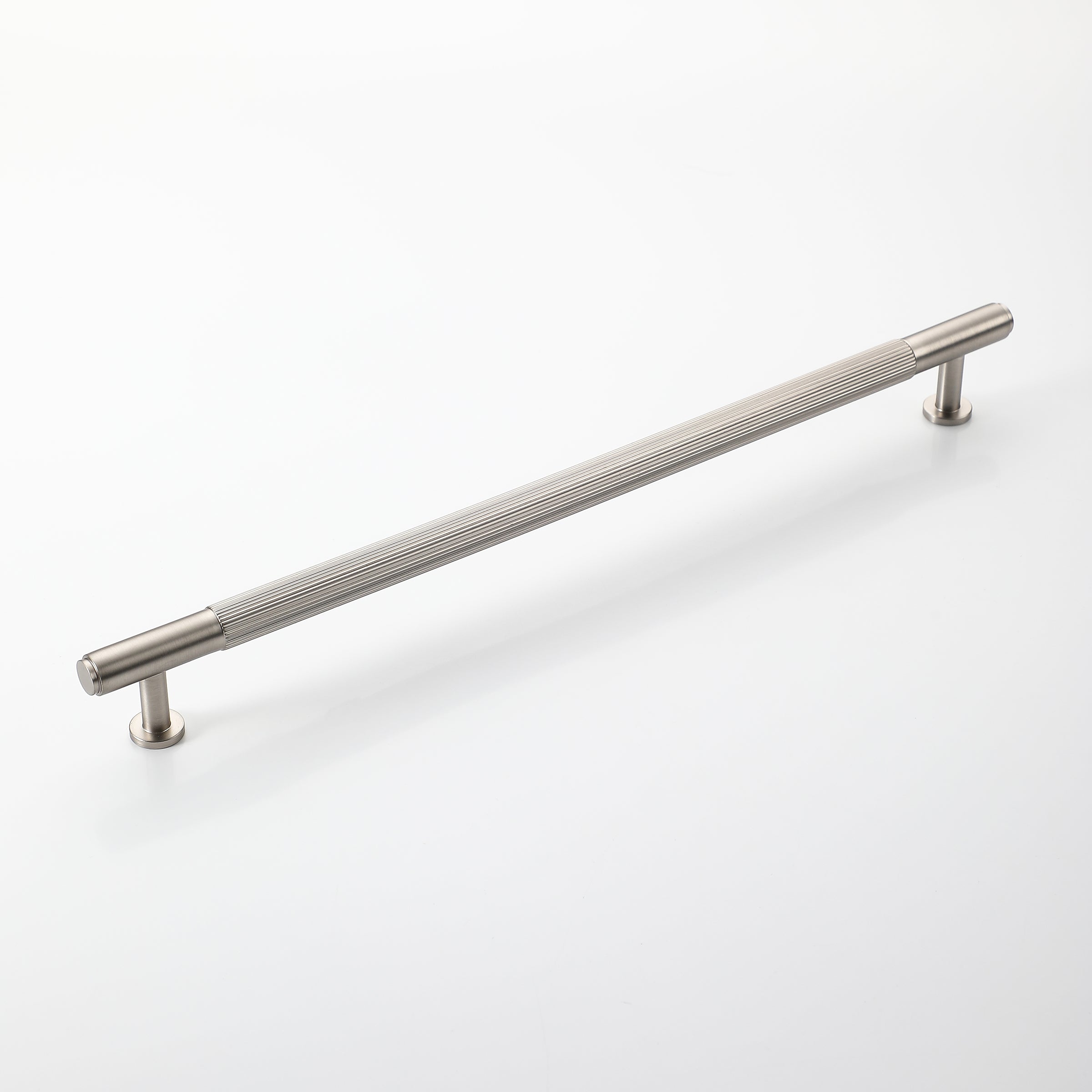 Stria Brass Handle-Brushed Nickel-227 mm