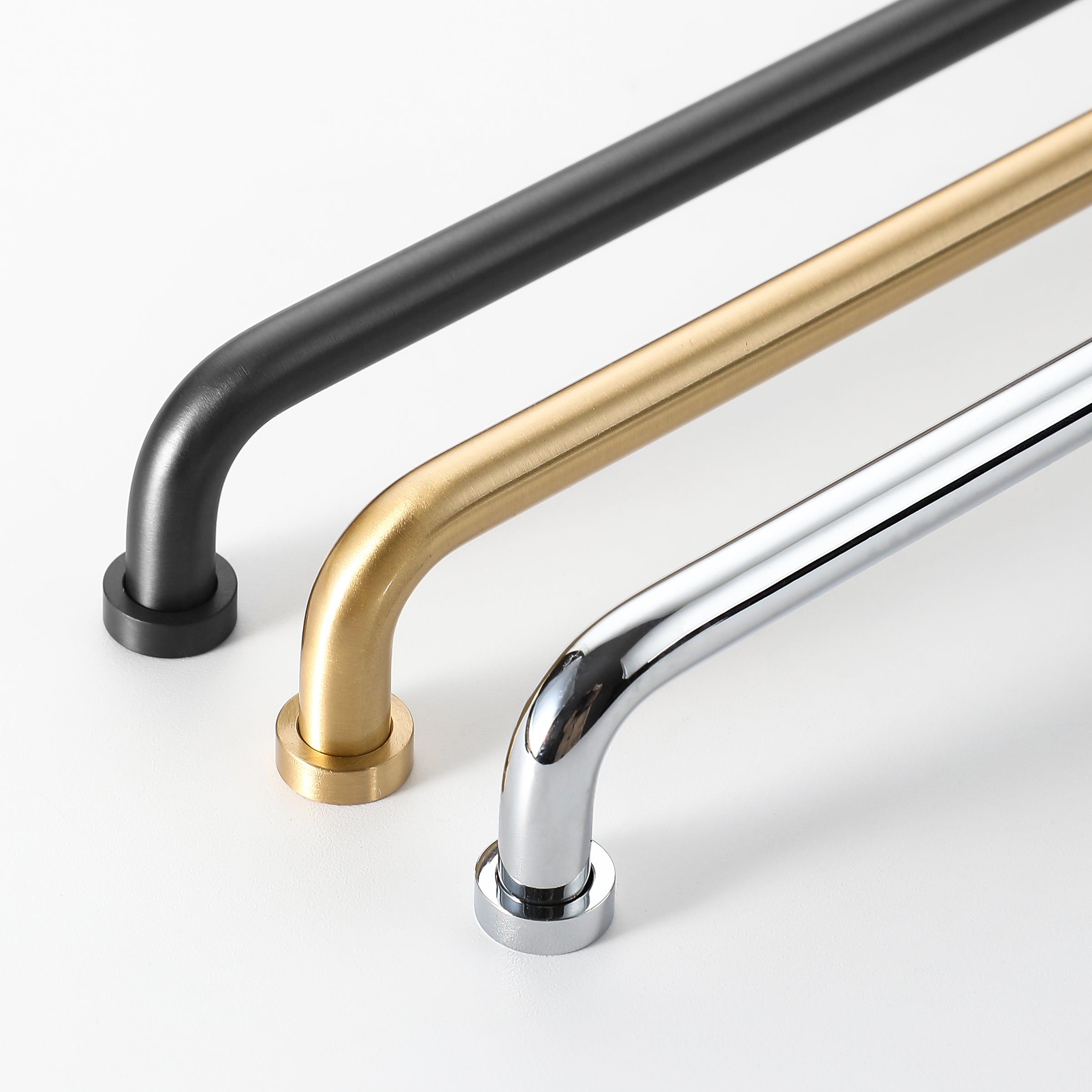 Curve D Brass Handle
