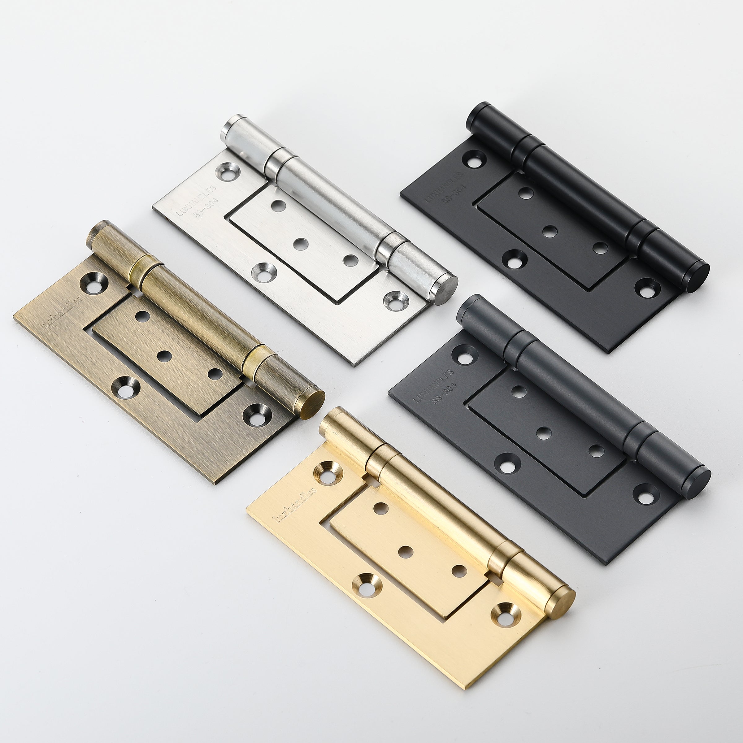 Ball Bearing Fast Fix Hinge color options