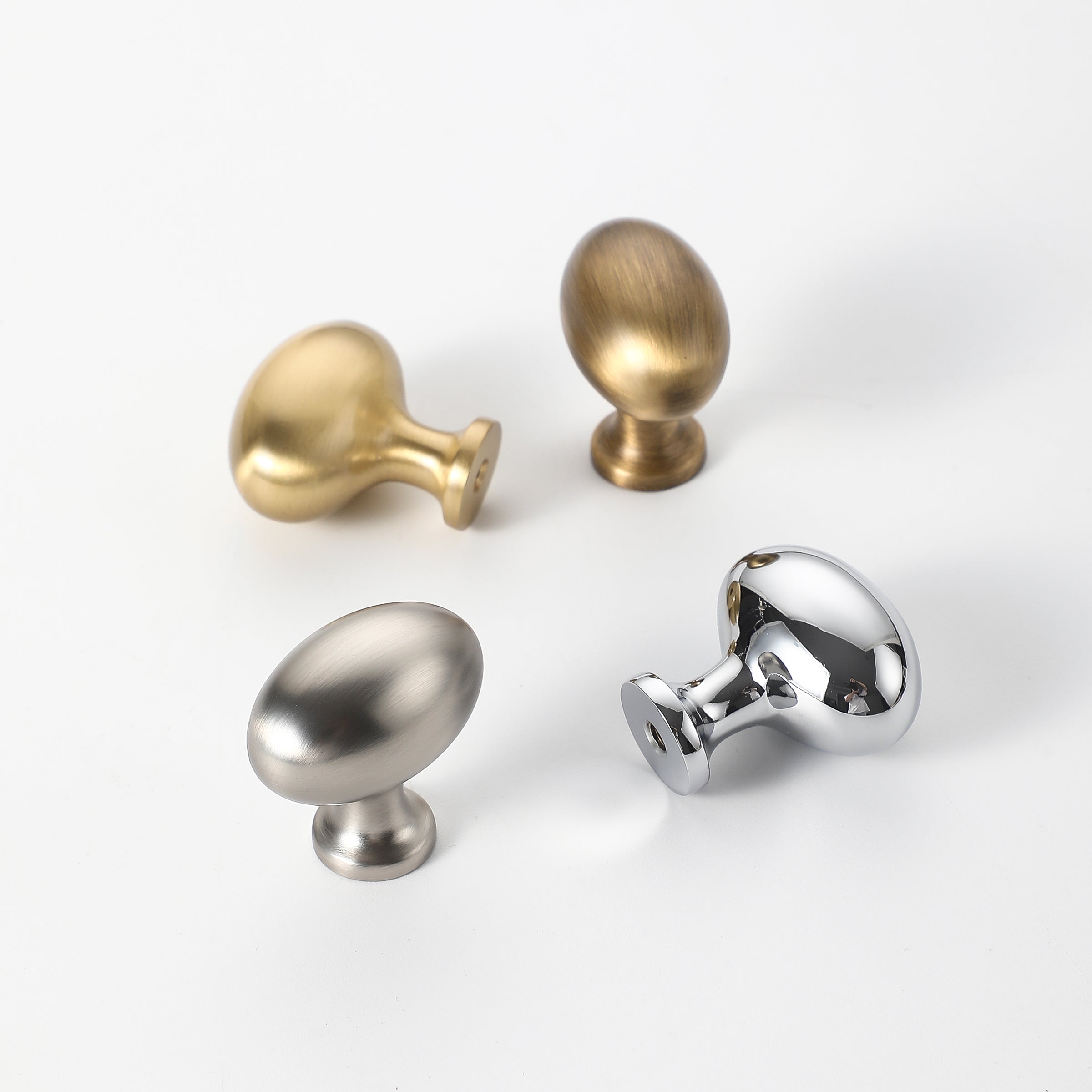 Ellipse Brass Knob