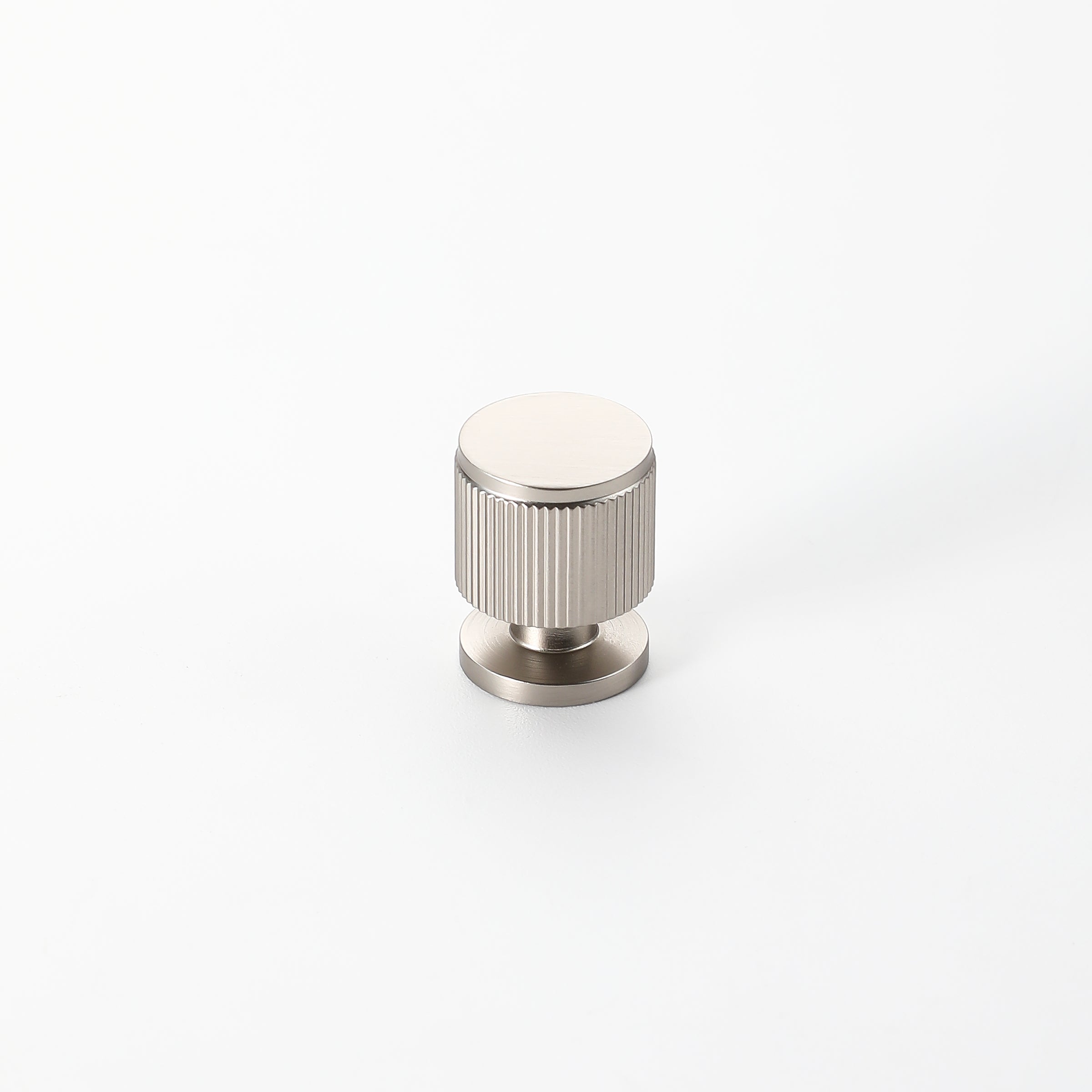 Stria Brass Knob- Brushed Nickel