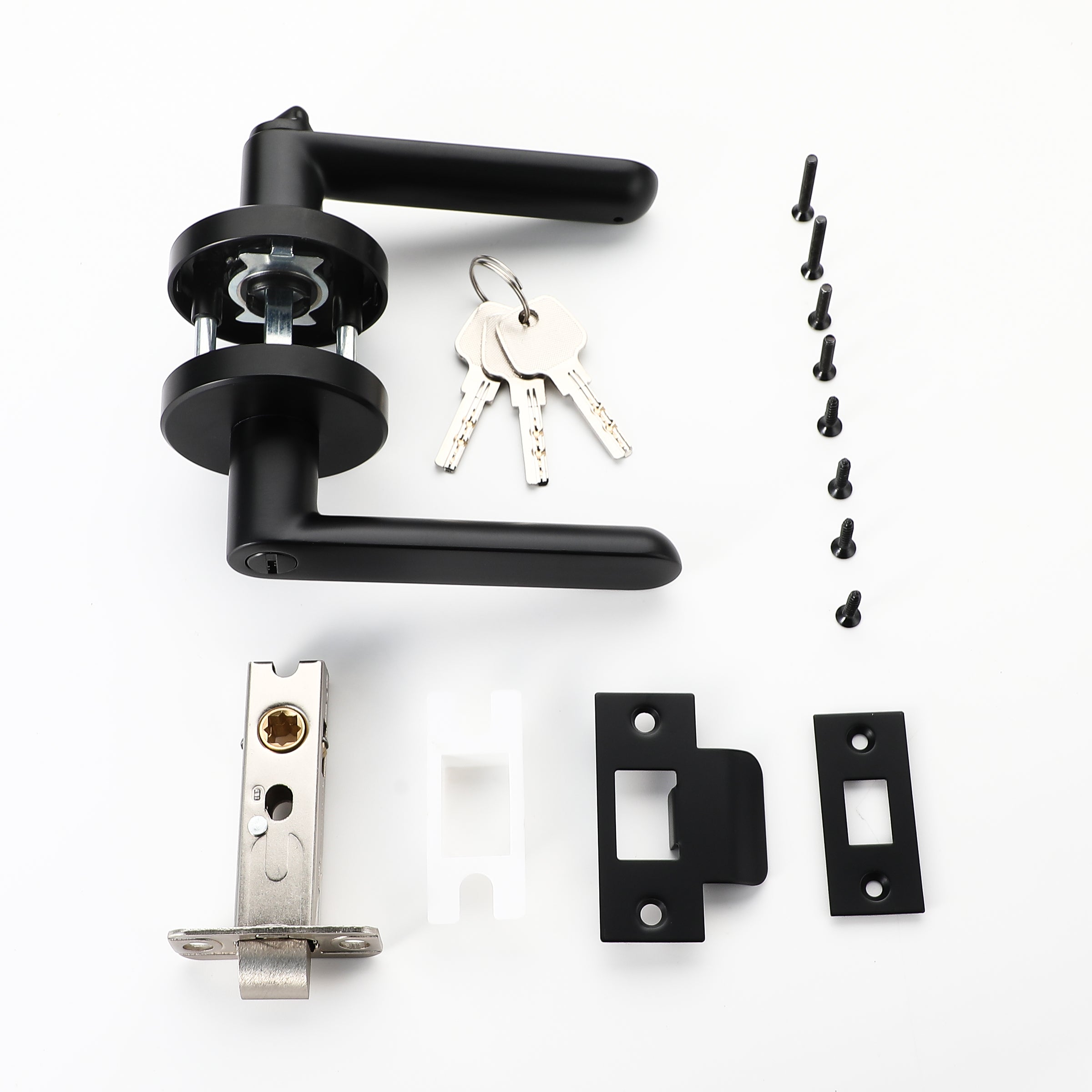 Simply Entrance Door Handle Collection- black series in full view