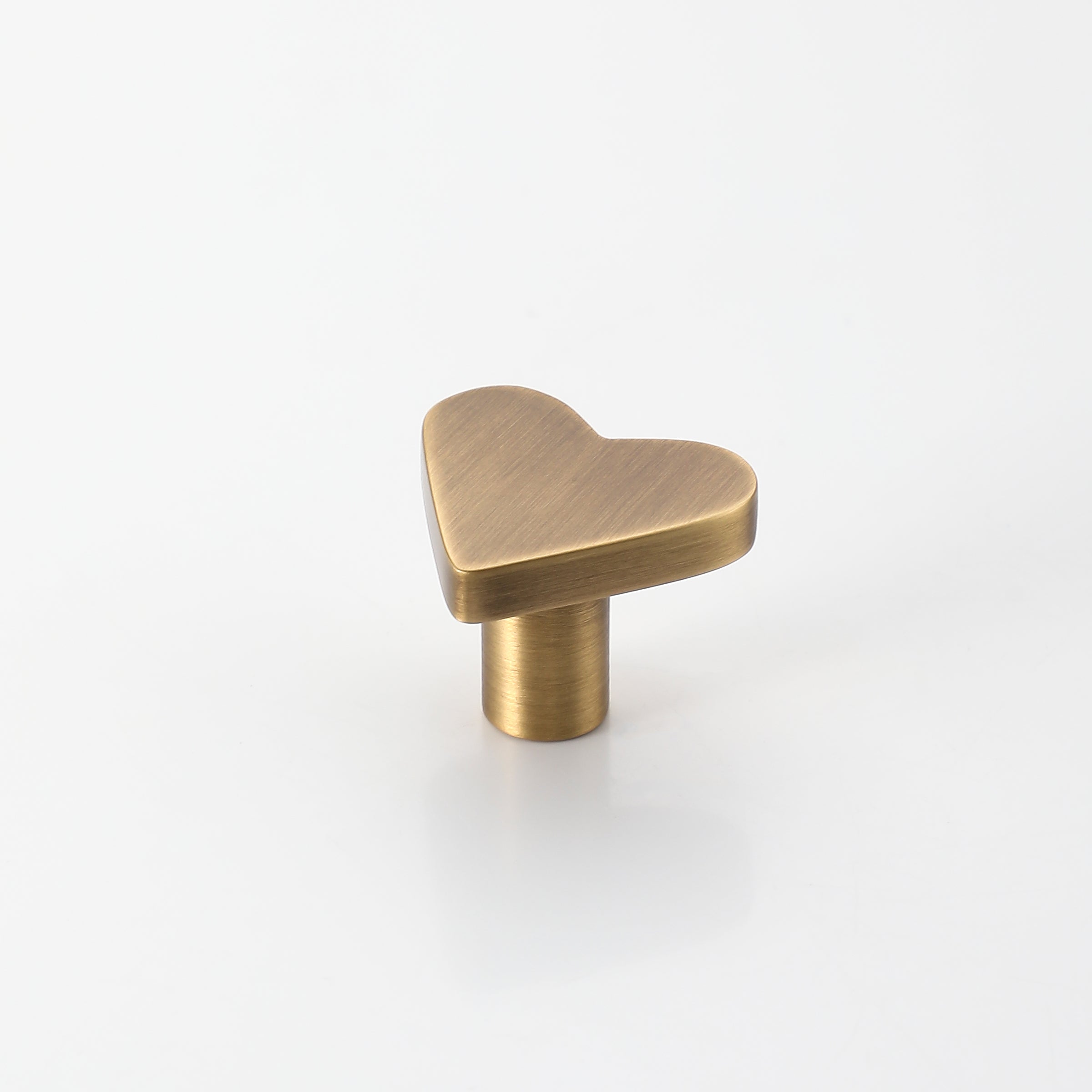 Heart Brass Knobs