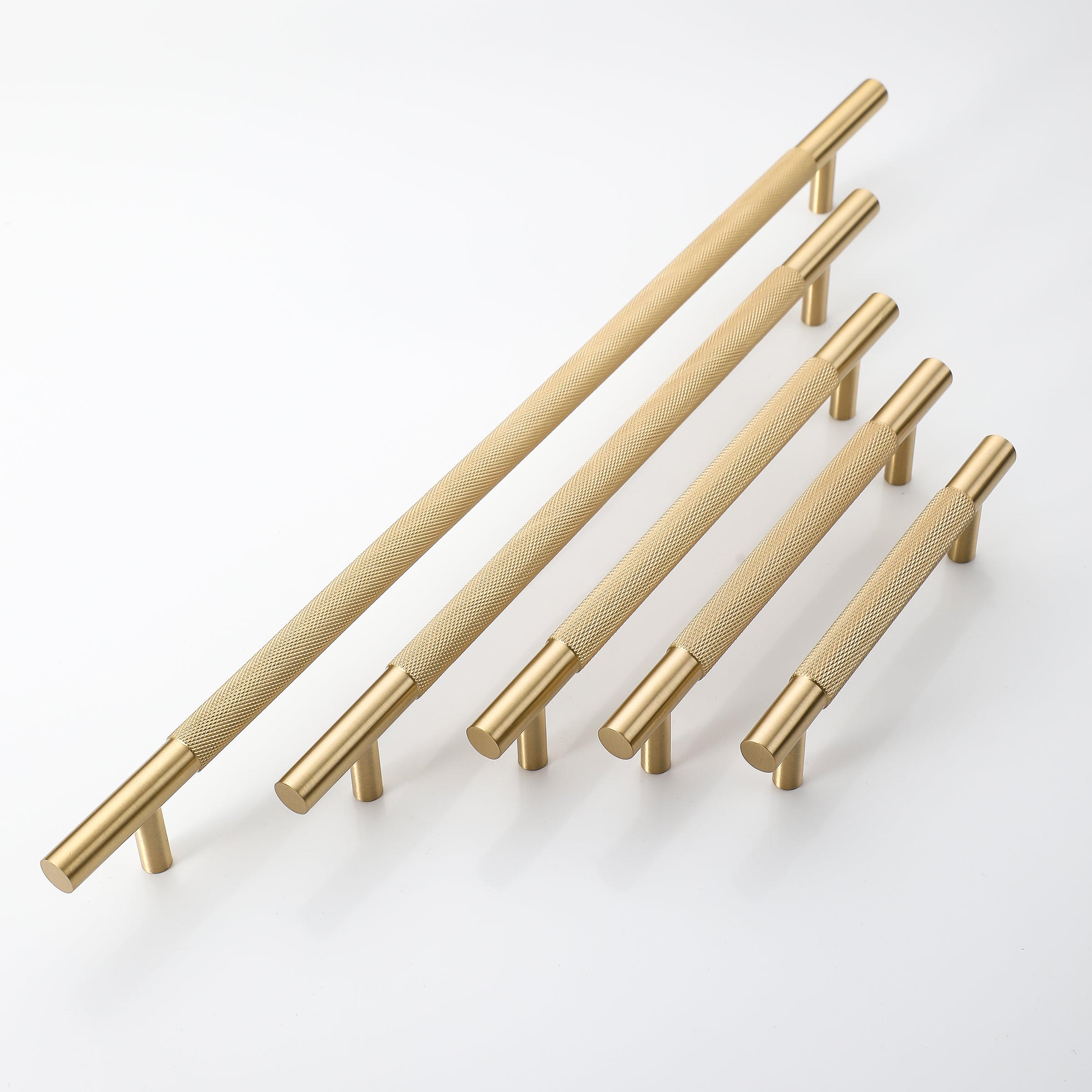 Knurled Brass Handles