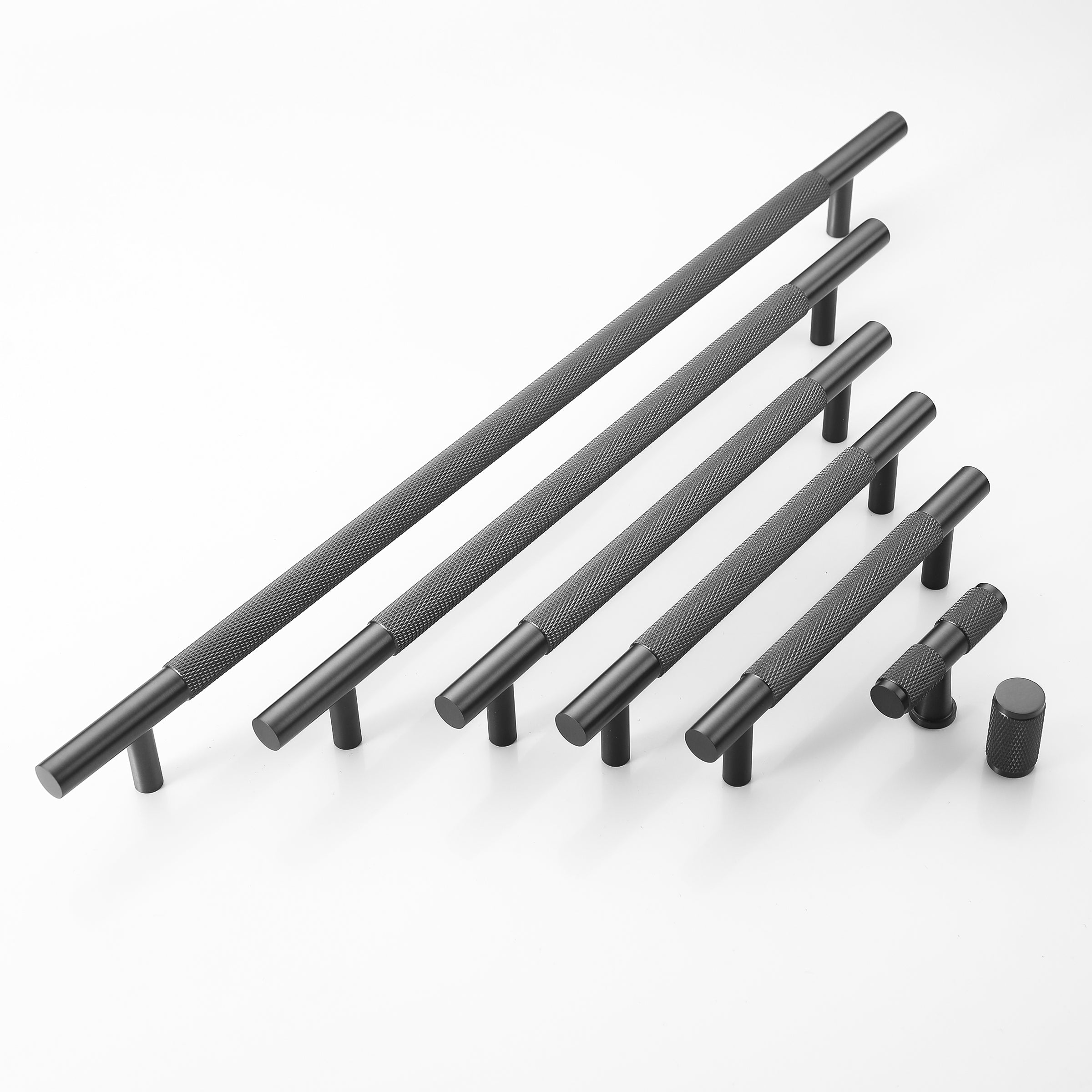 Knurled Brass Handles