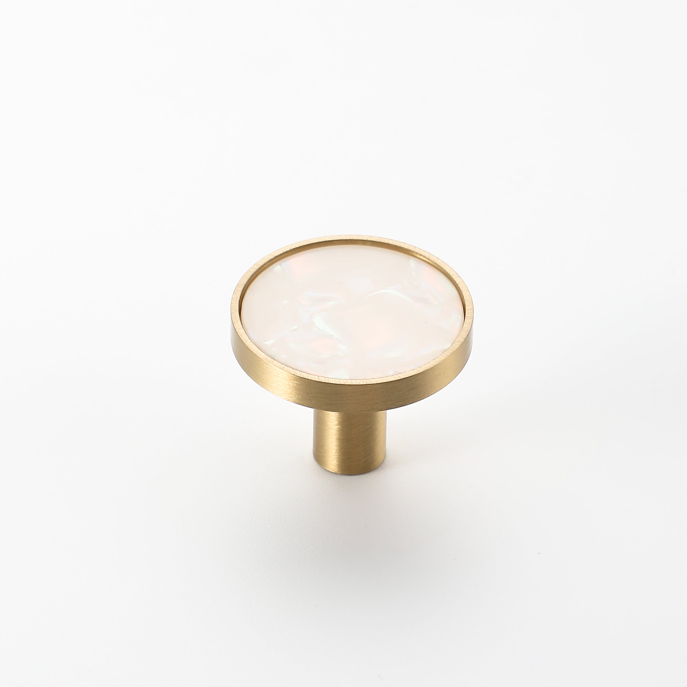 Marble Round Knob in Detailed View