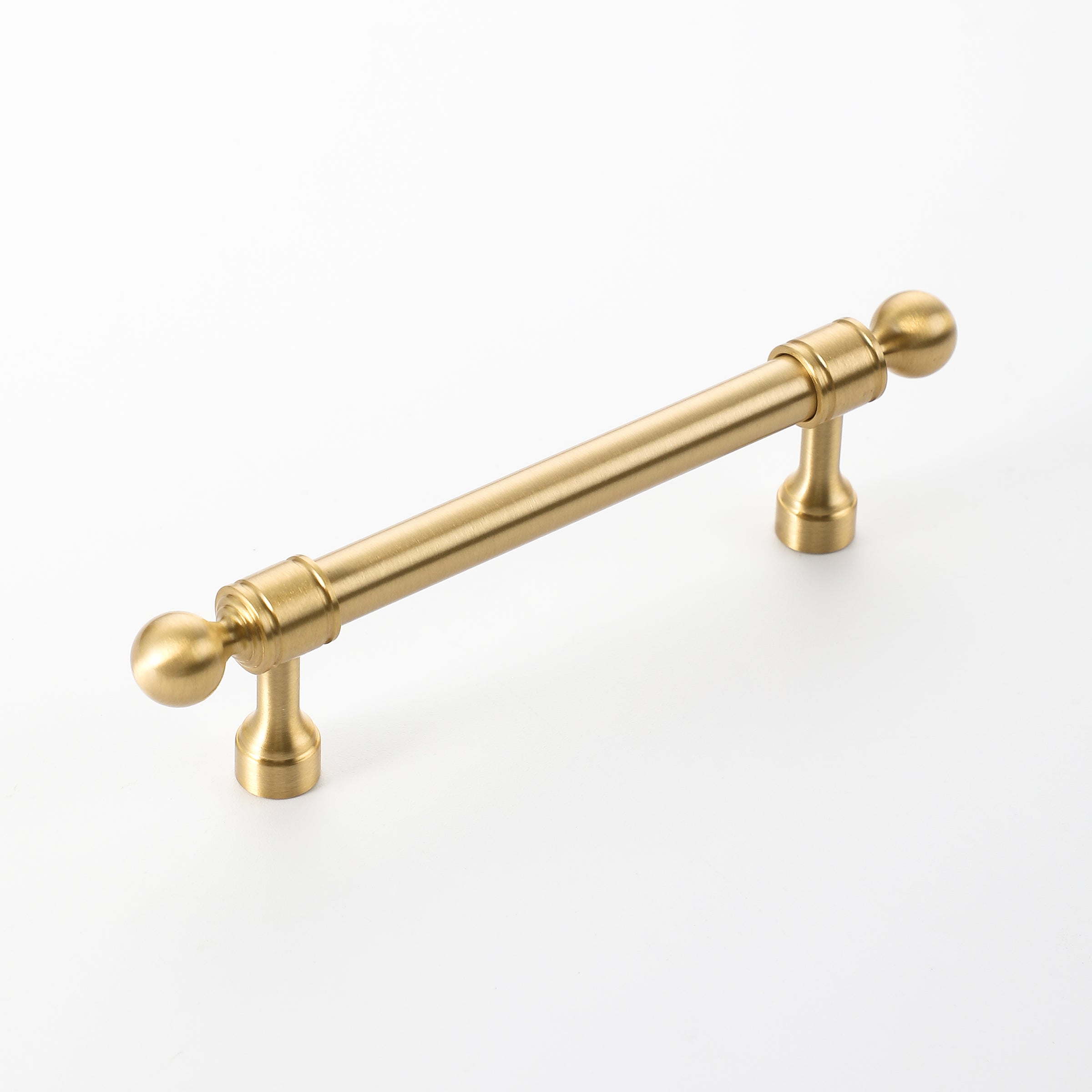 Glossy Grace Handles brushed brass 142 mm
