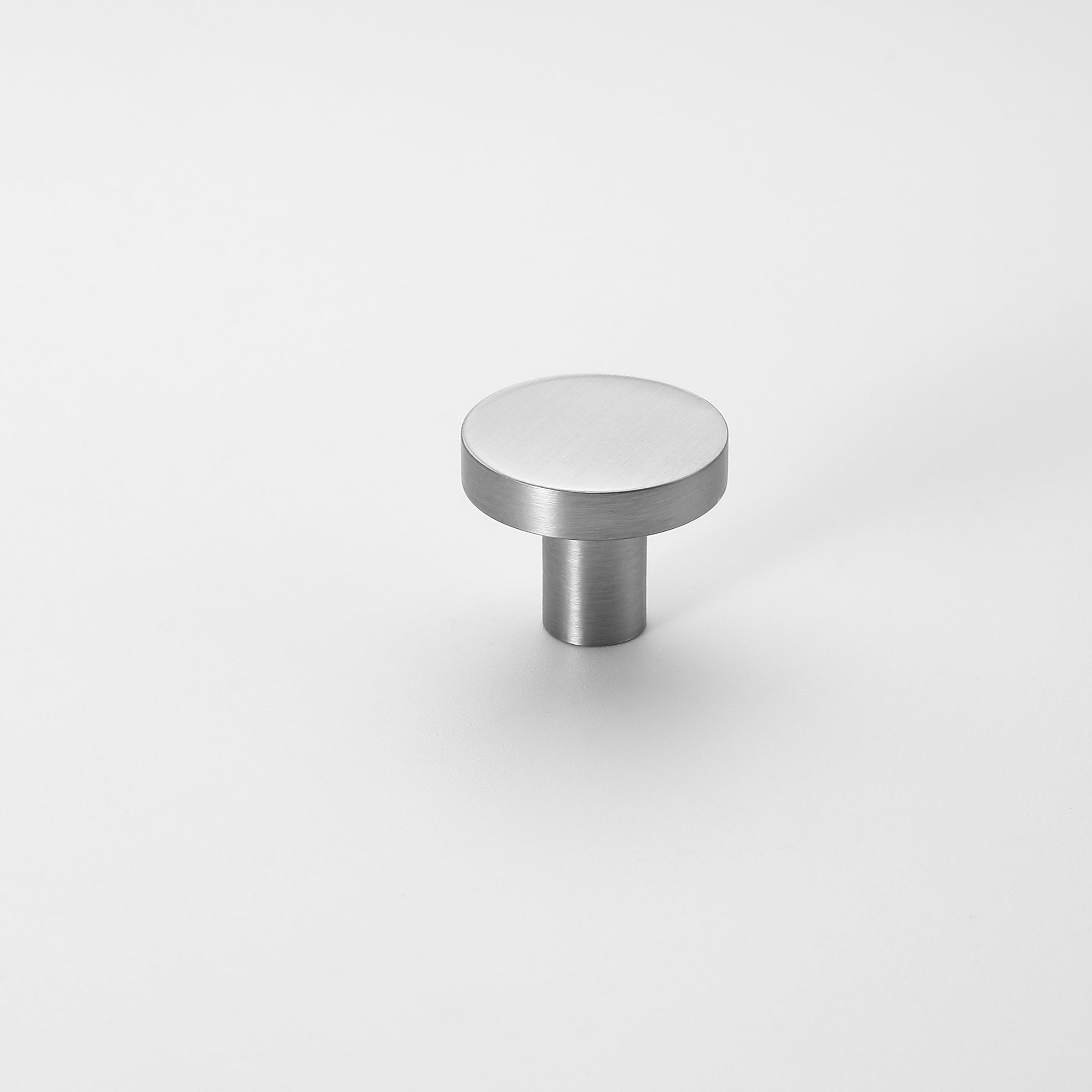 Aura Solid Brass Knob-Brushed Nickel