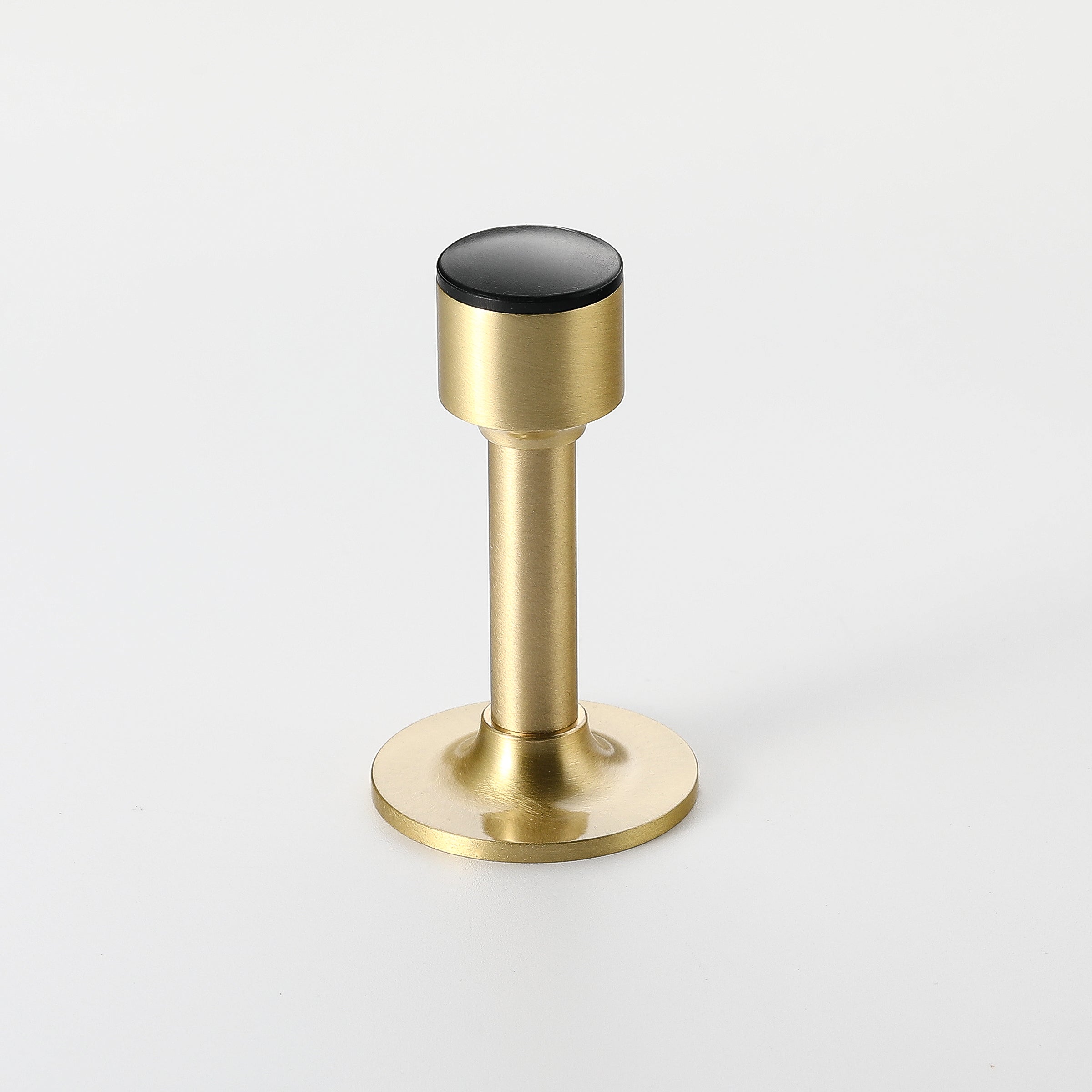 Pedestal Door Stop-Brushed Brass