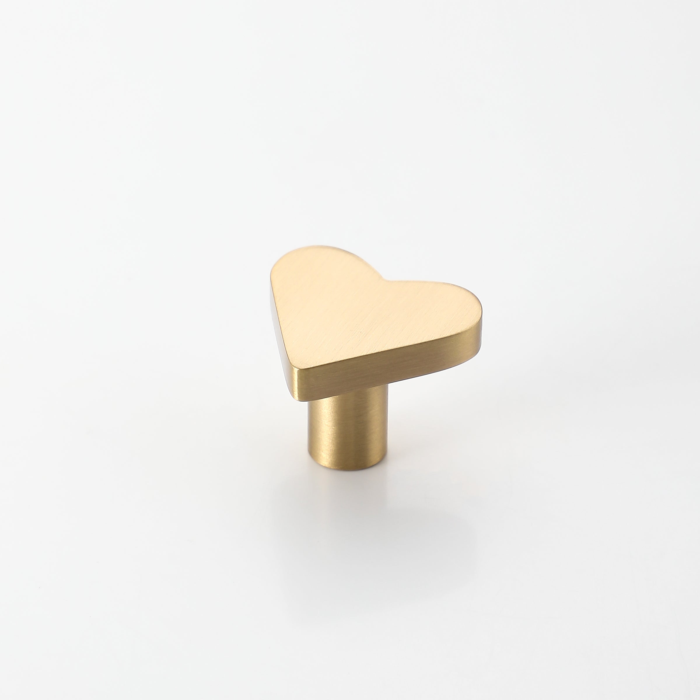 Heart Brass Knobs