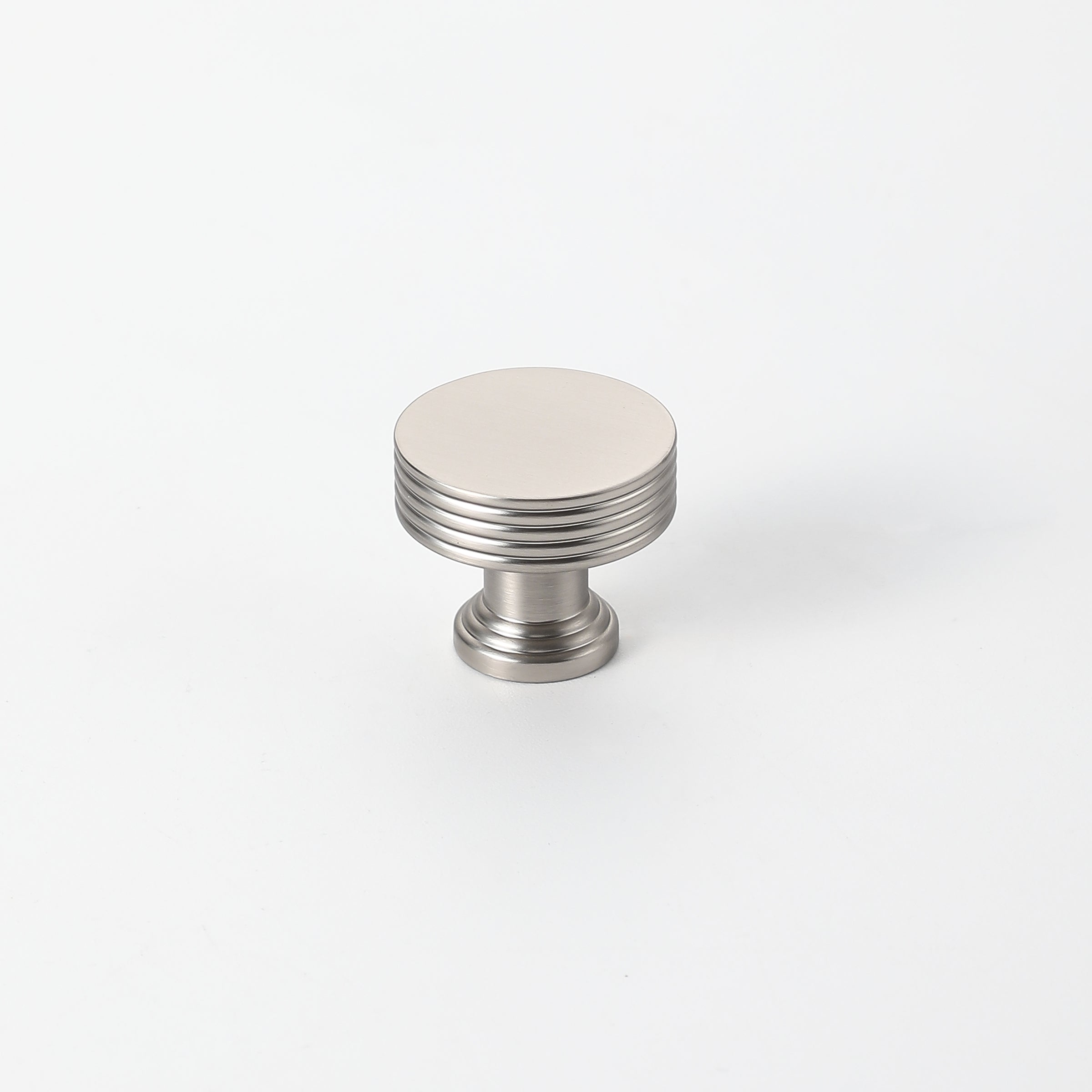 Linear Brass Knob Brushed Nickel