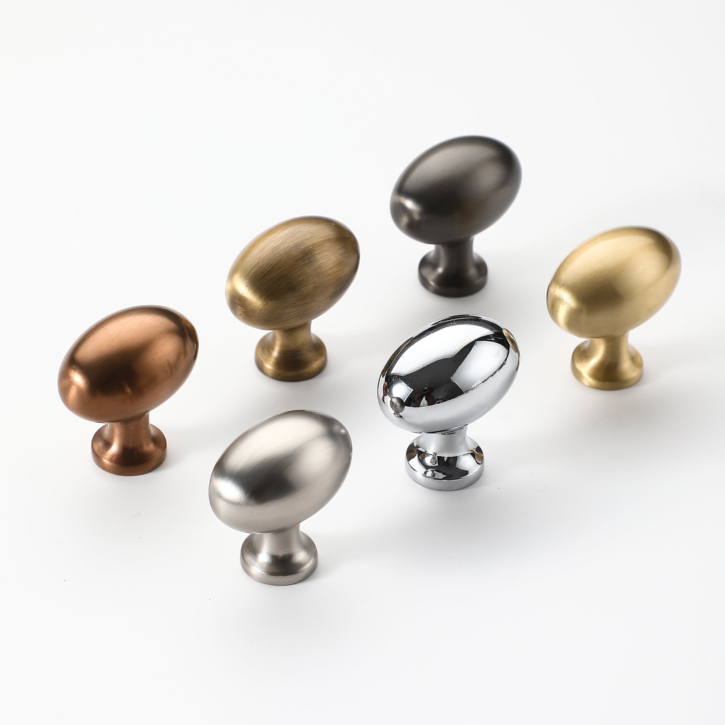 Ellipse Brass Knob