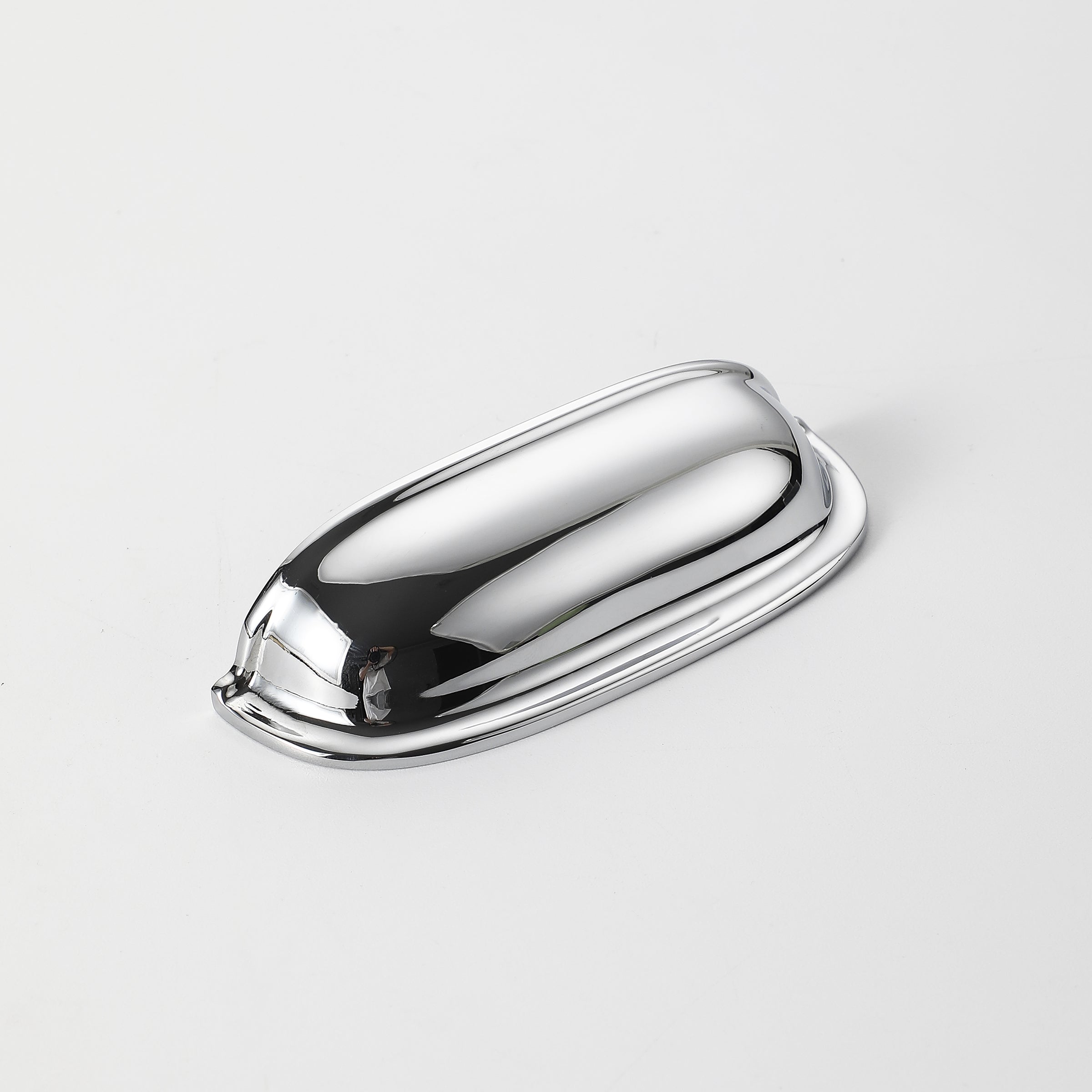 Vintage Arch Brass Pulls-Polished Chrome