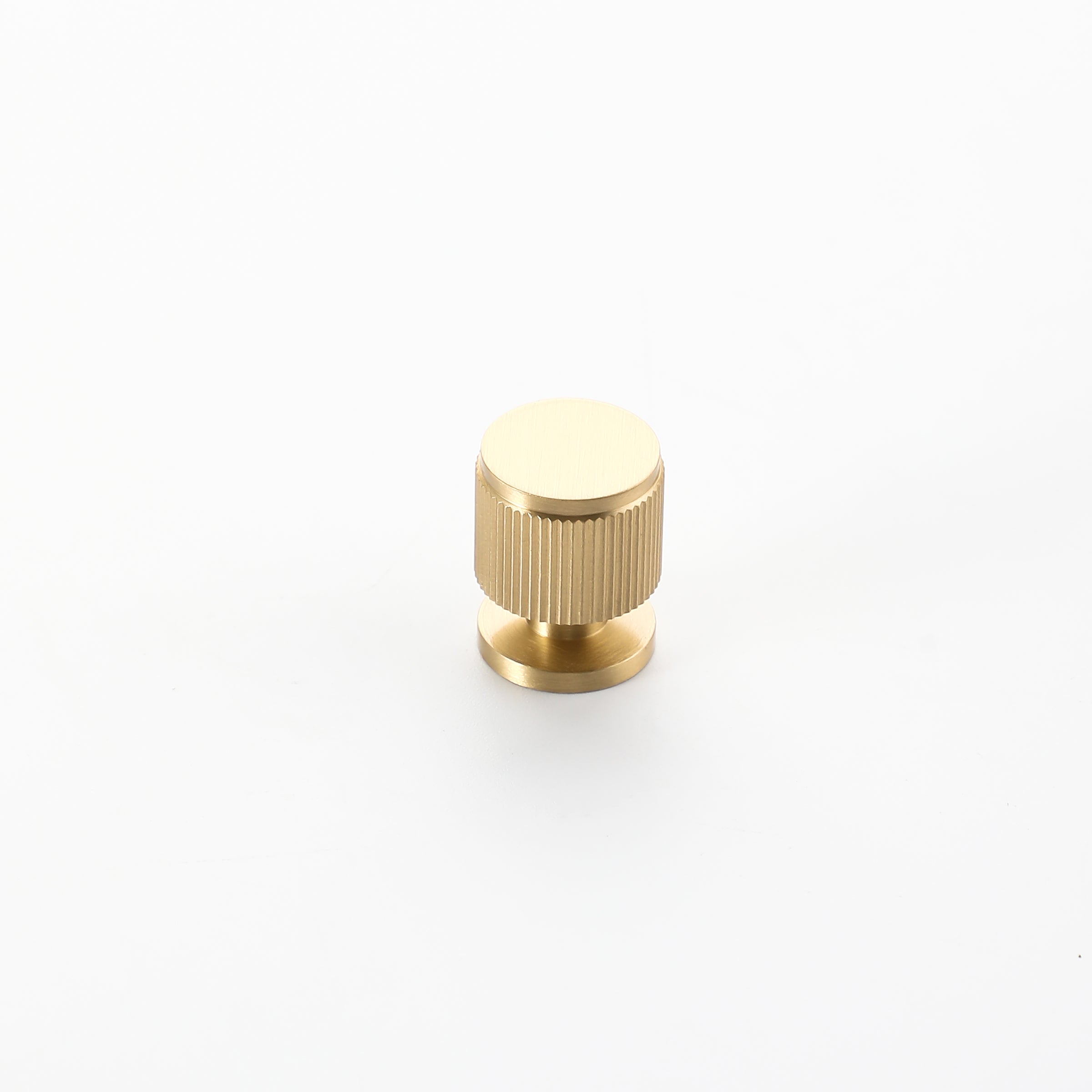 Stria Brass Knob Brushed Brass