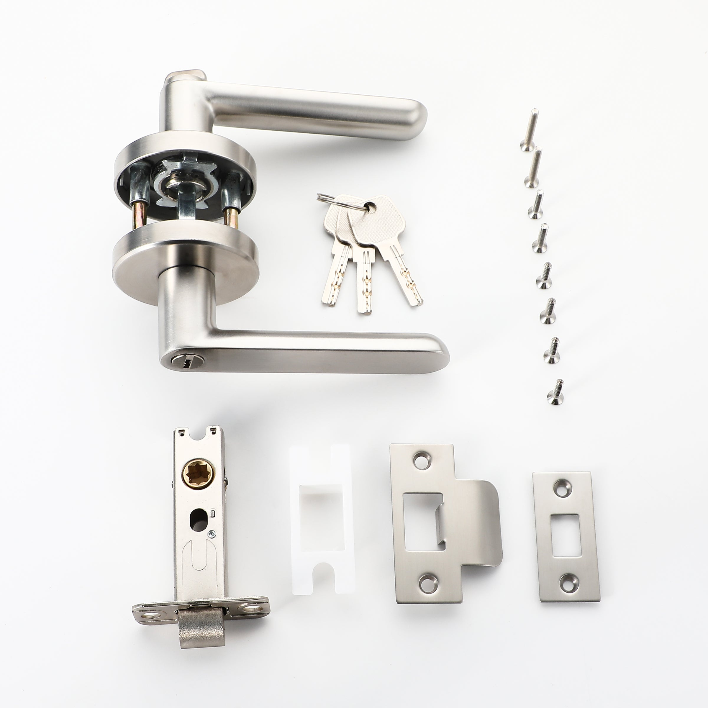 Simply Entrance Door Handle Collection-full components view