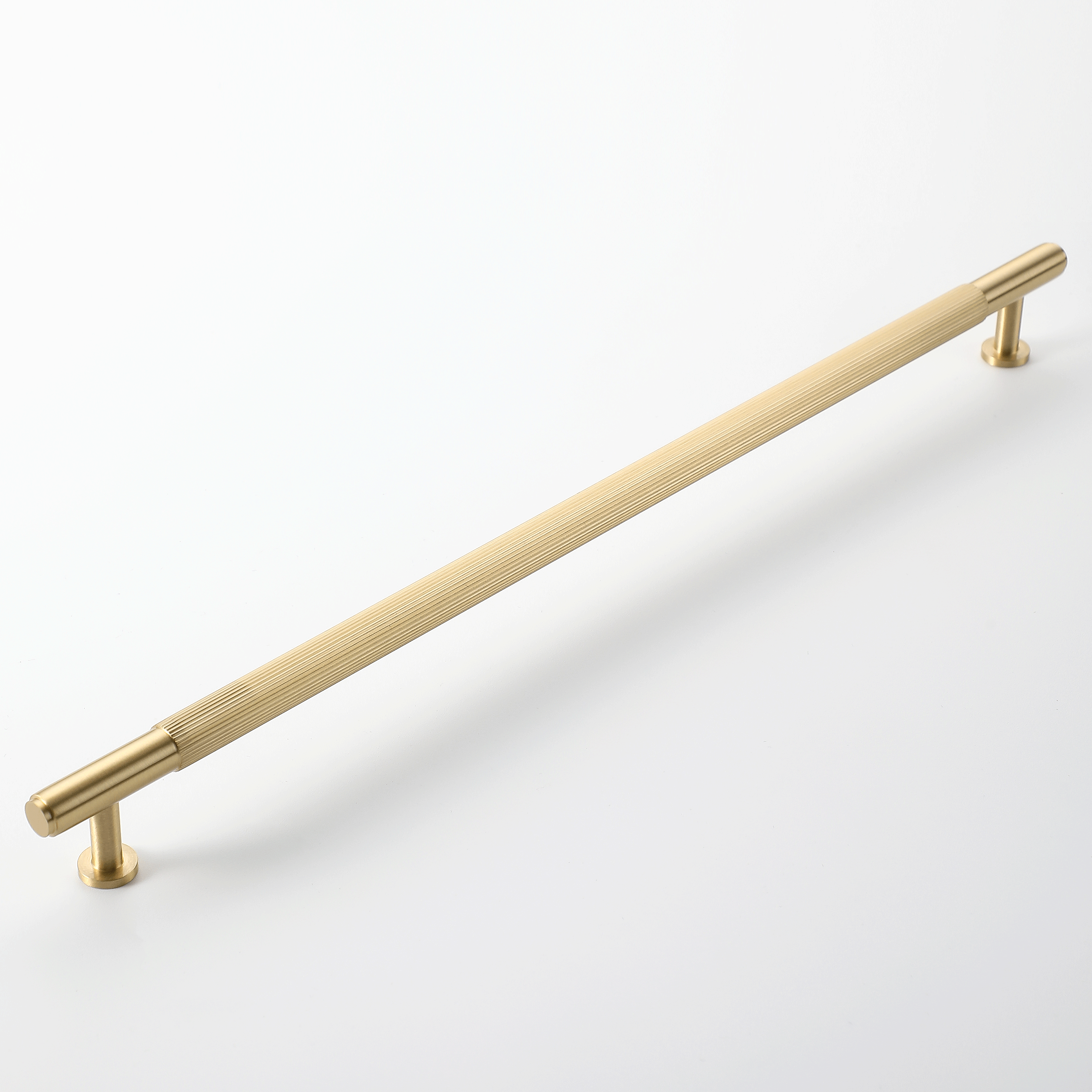 Stria Brass Handle-Brushed Brass-291 mm