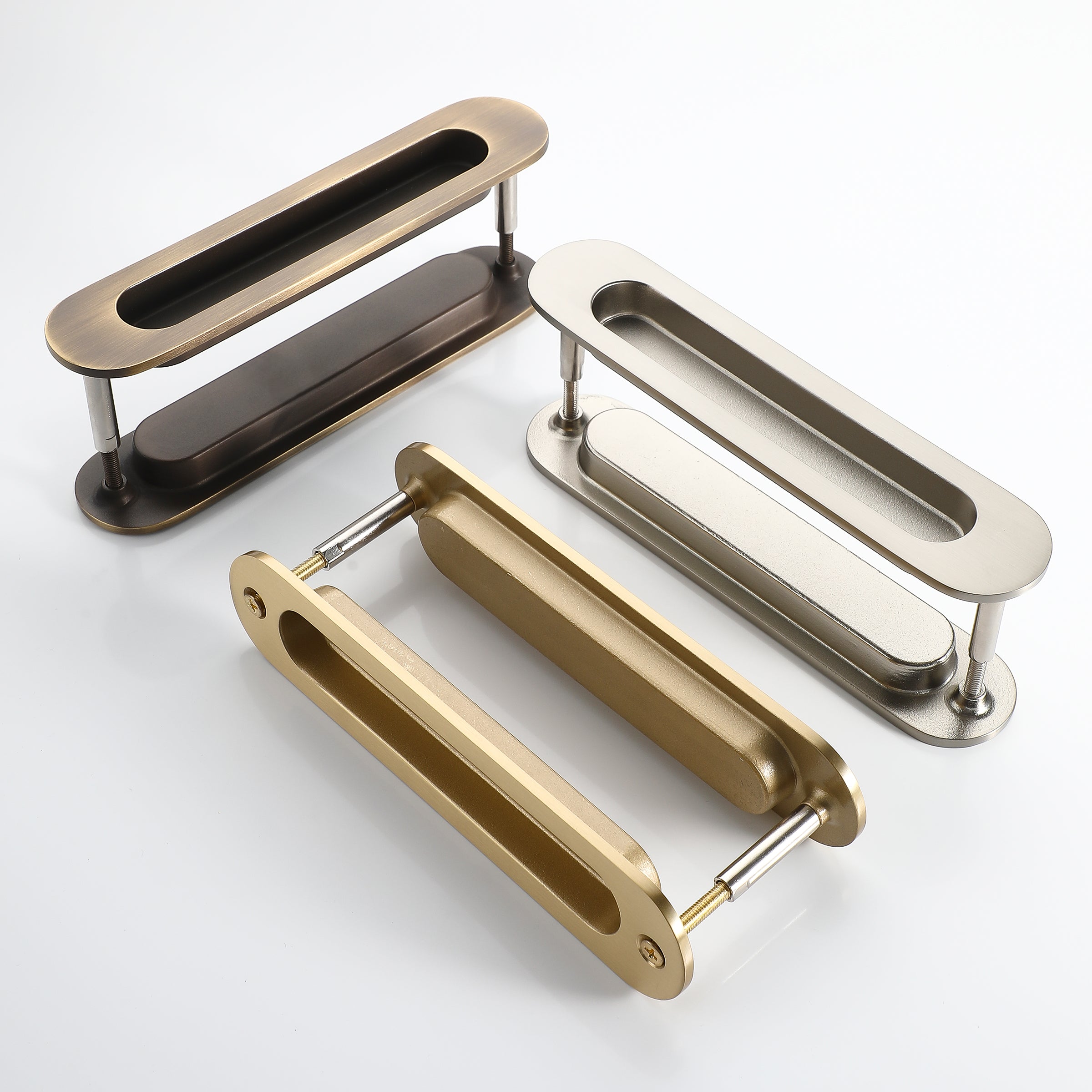 Recessed Sliding Door Pull Handle- 3 styles