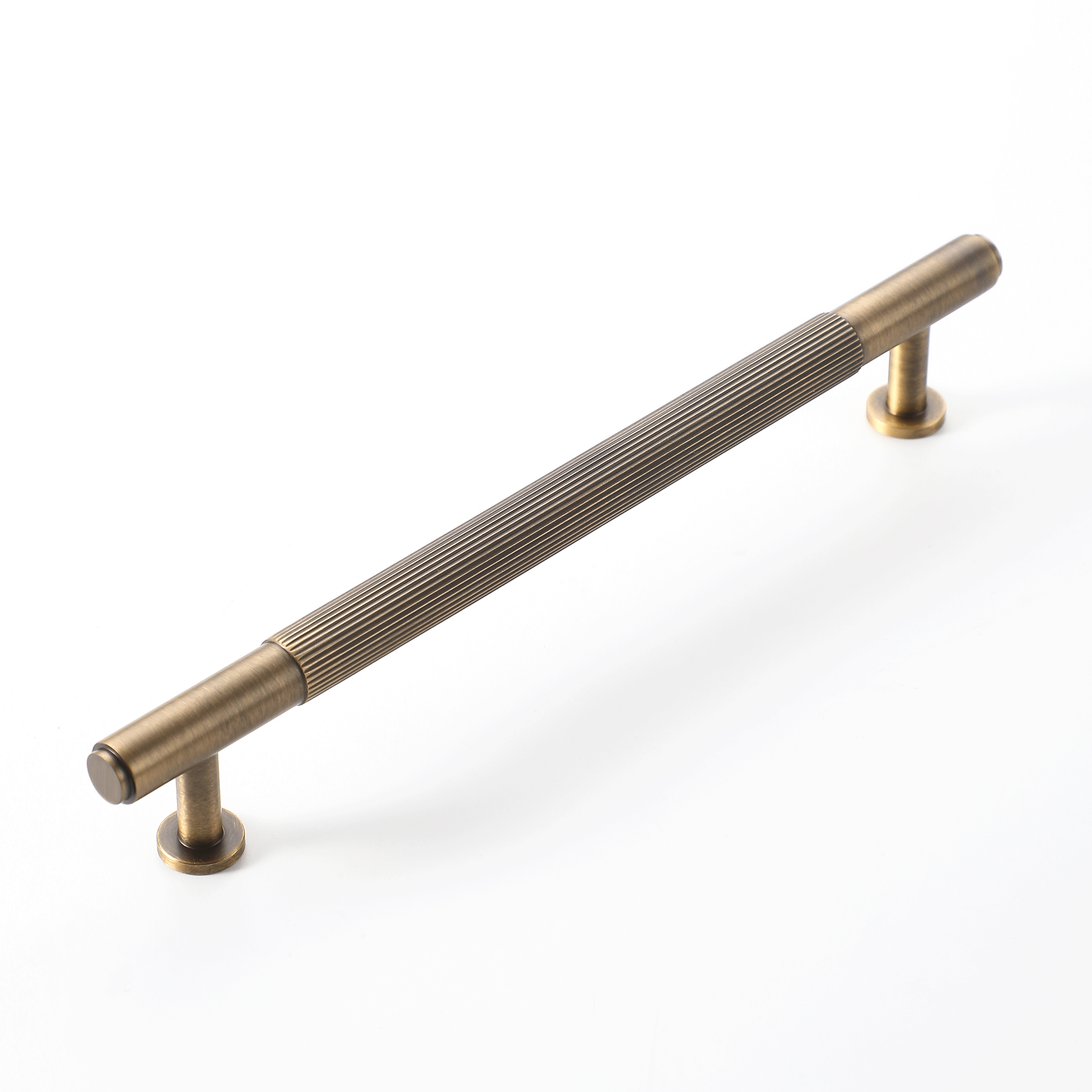 Stria Brass Handle-Antique Brass-195 mm