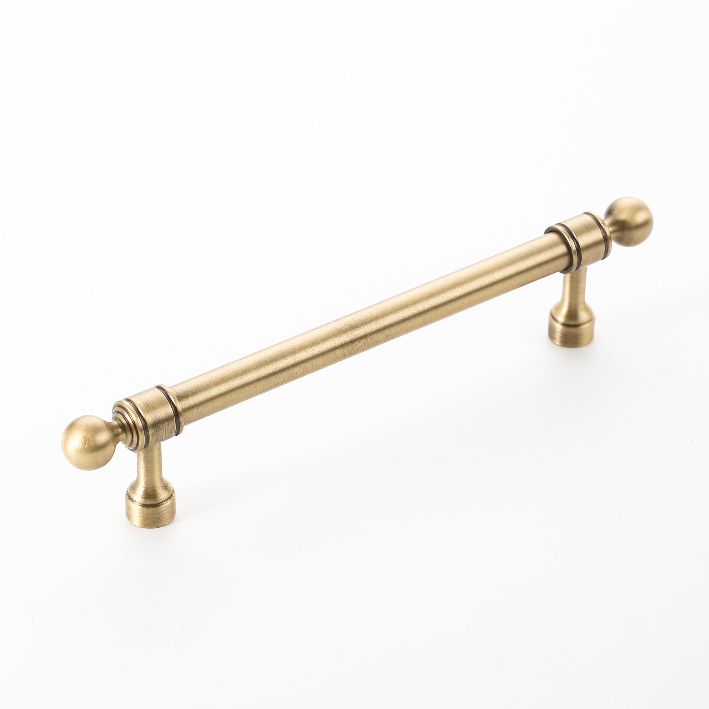 Glossy Grace Handles Aged Brass 142 mm