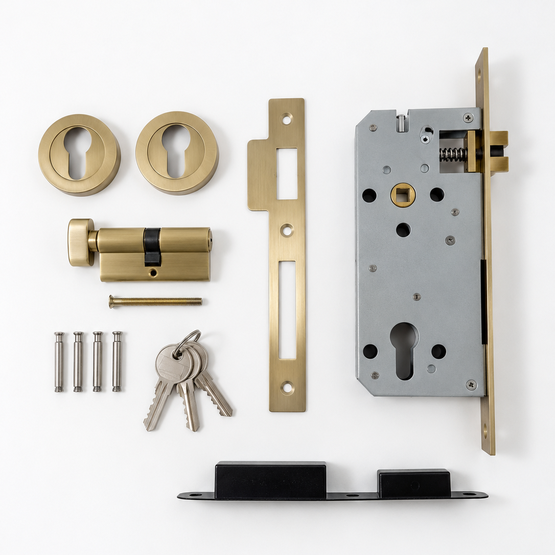 Euro Mortice Lock Set