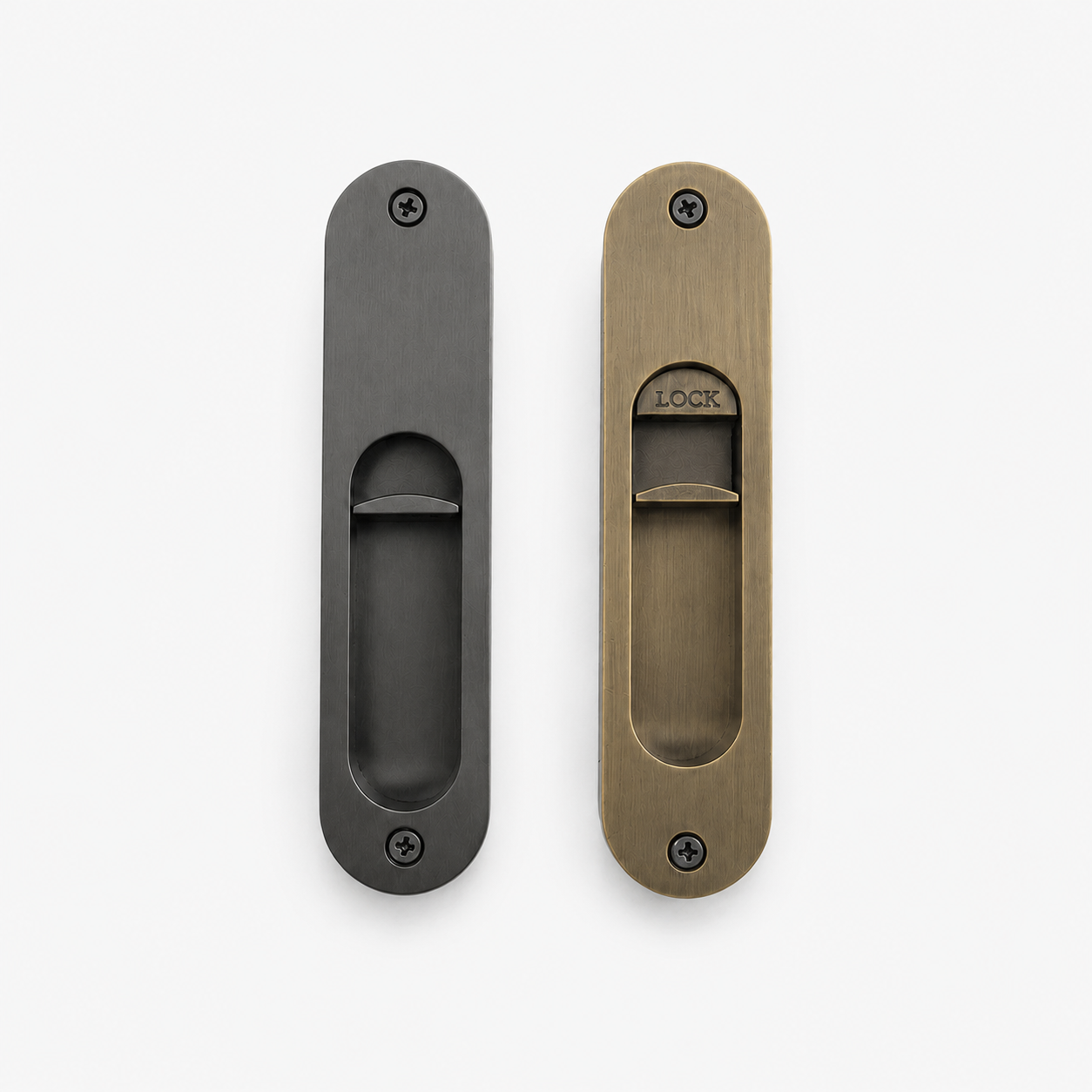 Privacy Cavity Slider Handle Set