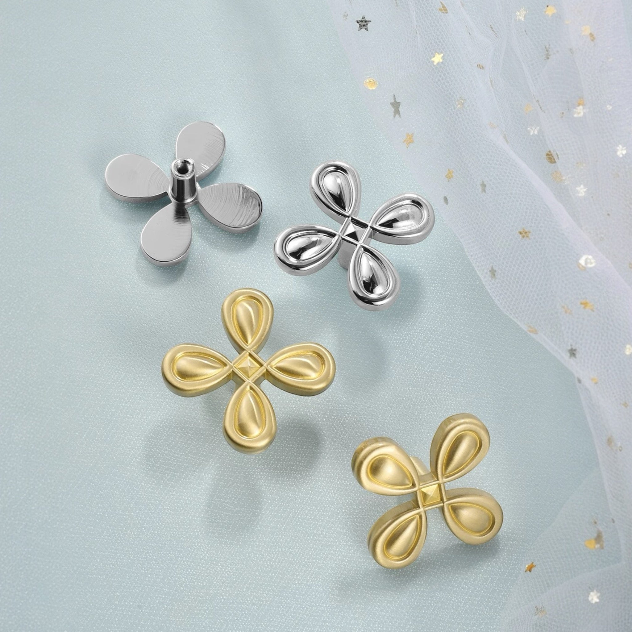 Bloom Brass Knob 02