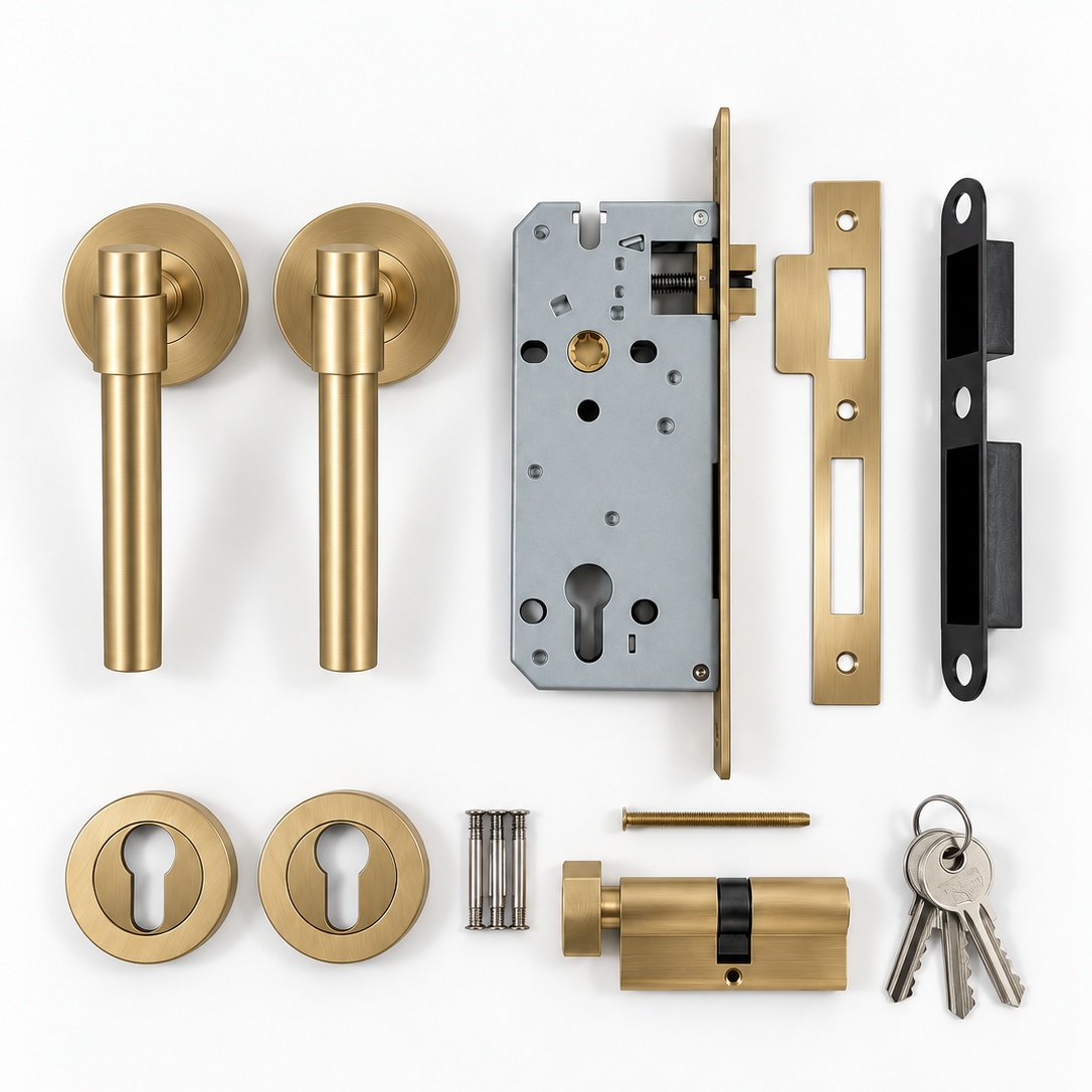 Belgravia Door Handle Entrance Set