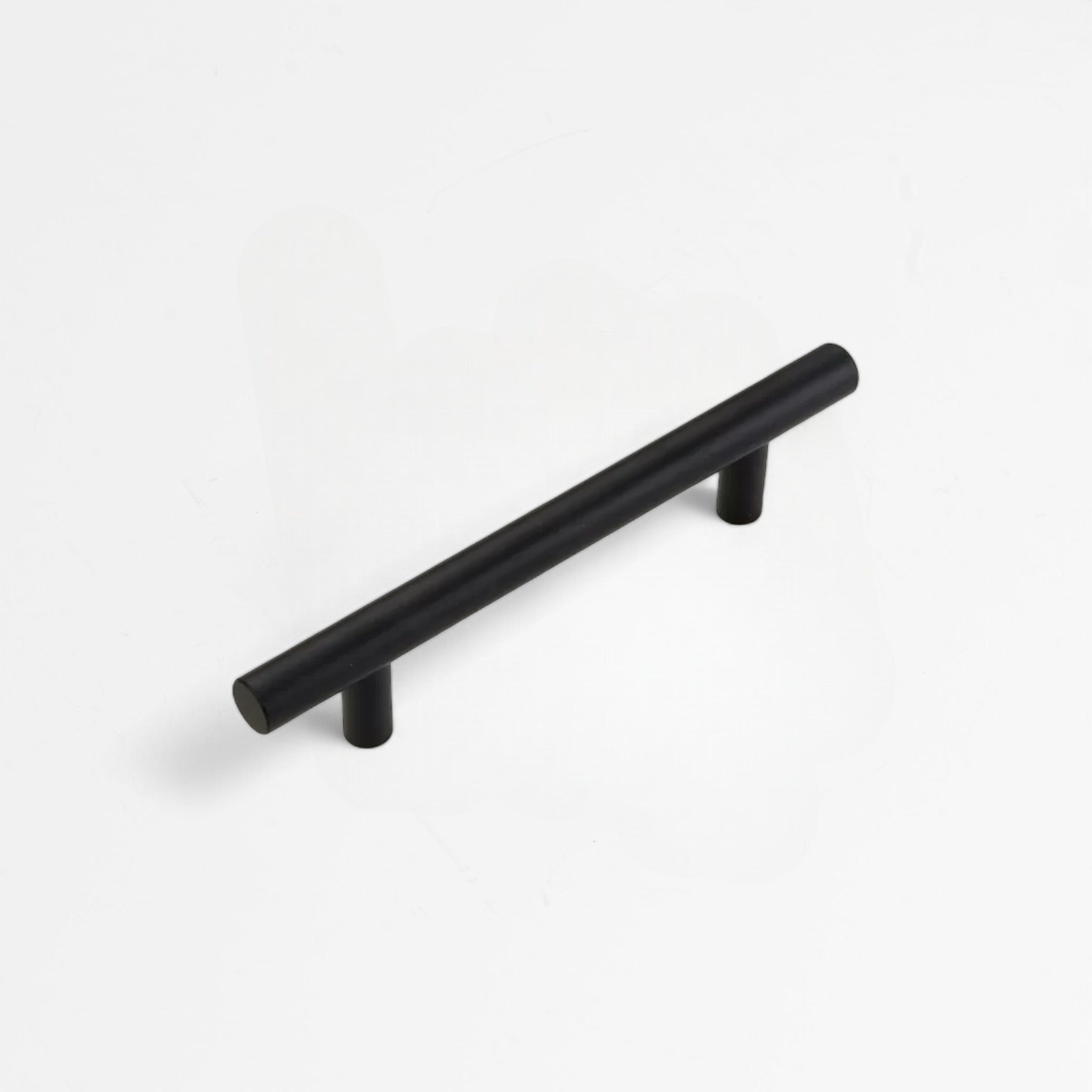 Modern Round Matt Black Handle