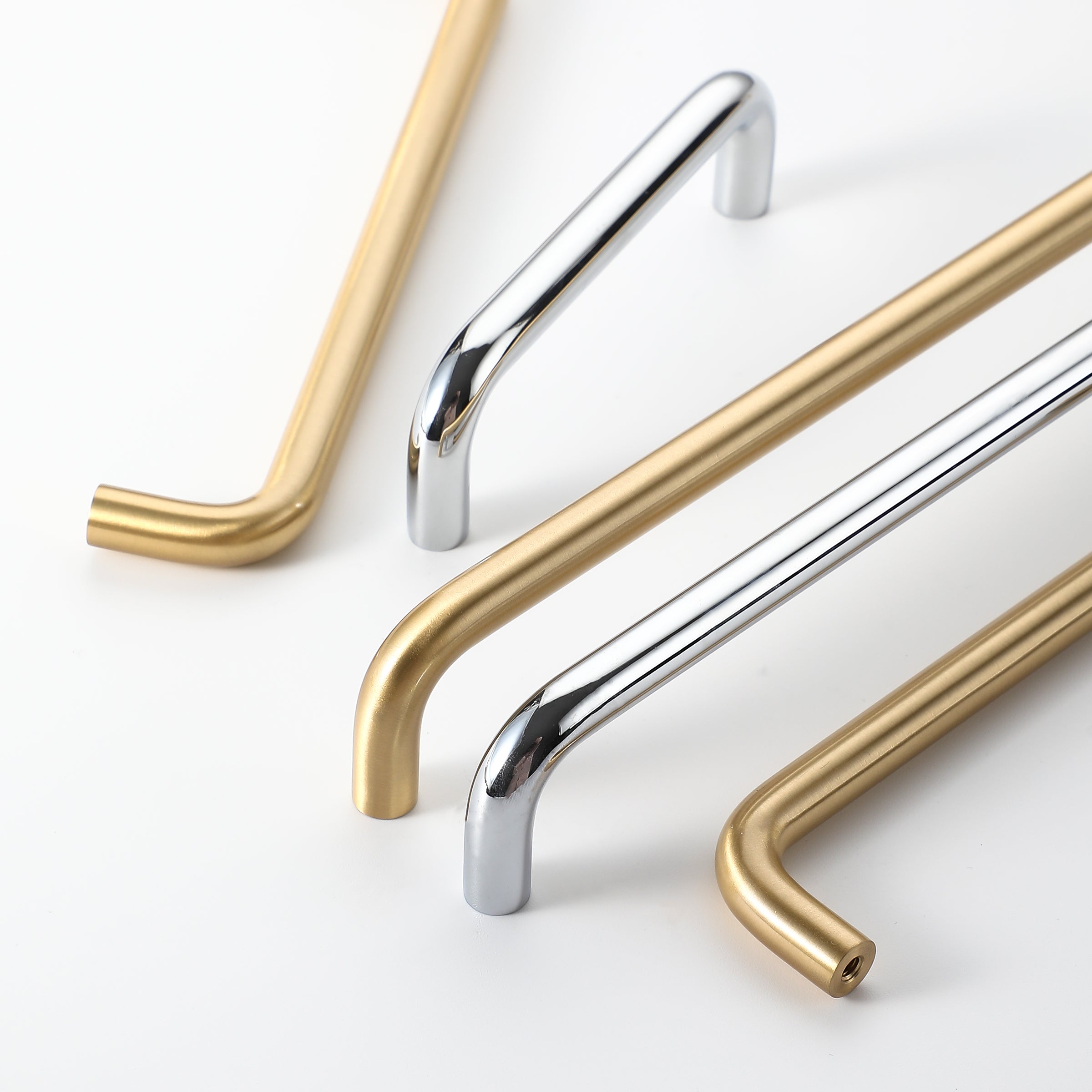 Curve D Brass Handle