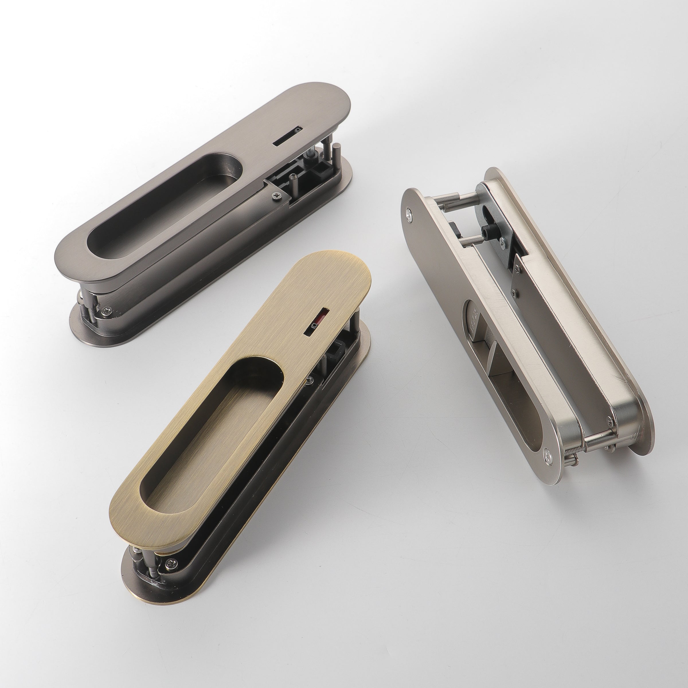 Privacy Cavity Slider Handle Set