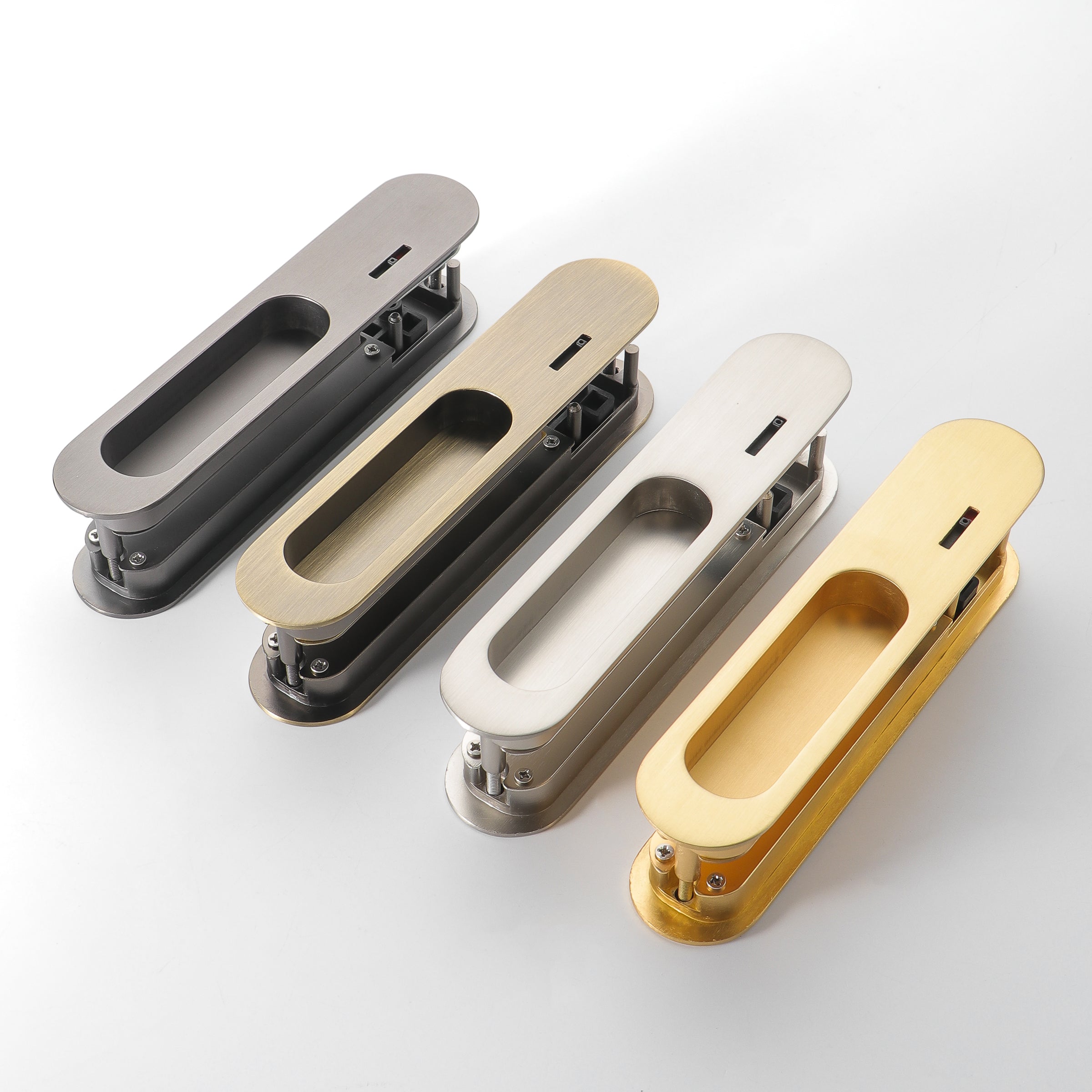 Privacy Cavity Slider Handle Set