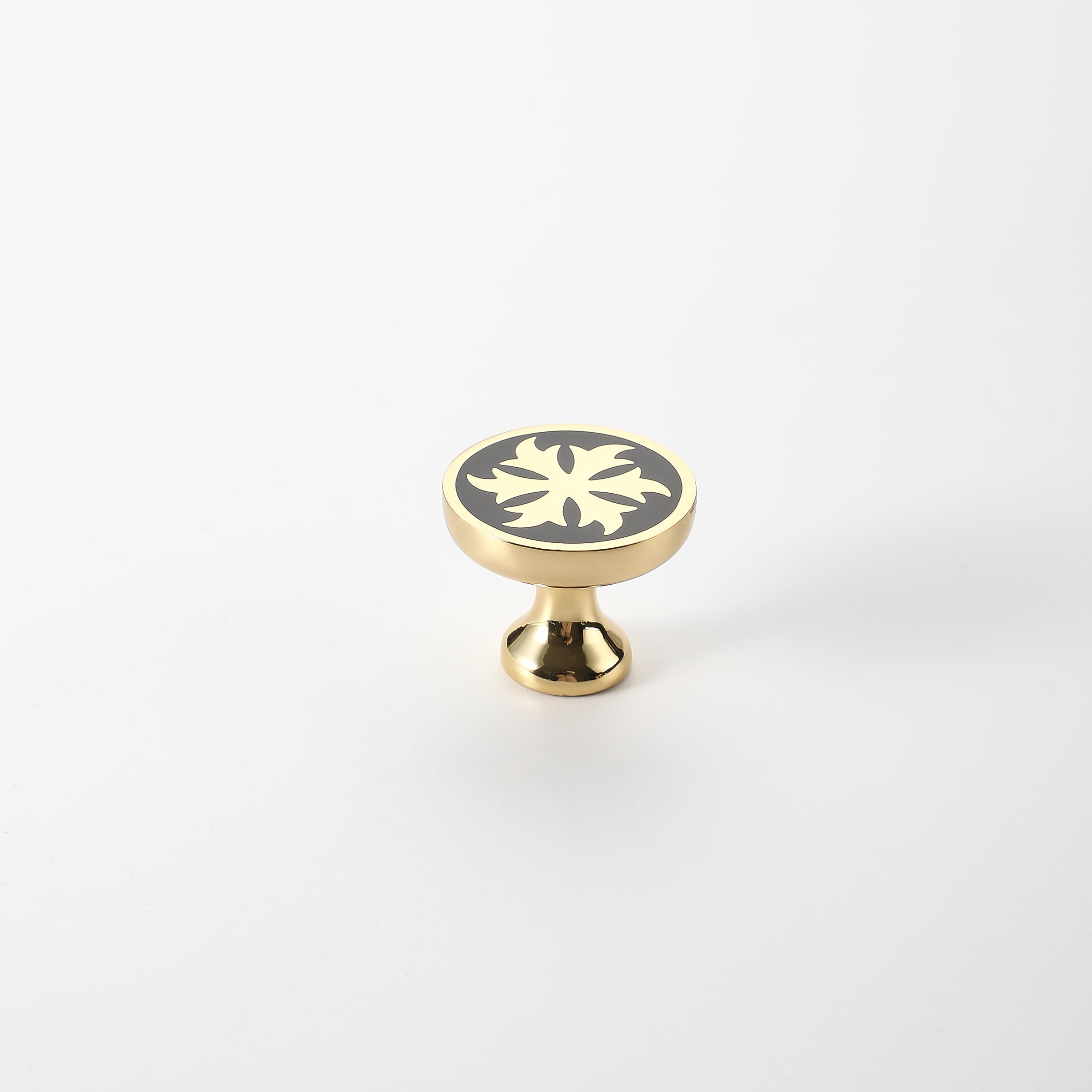 Snow Brass Knob