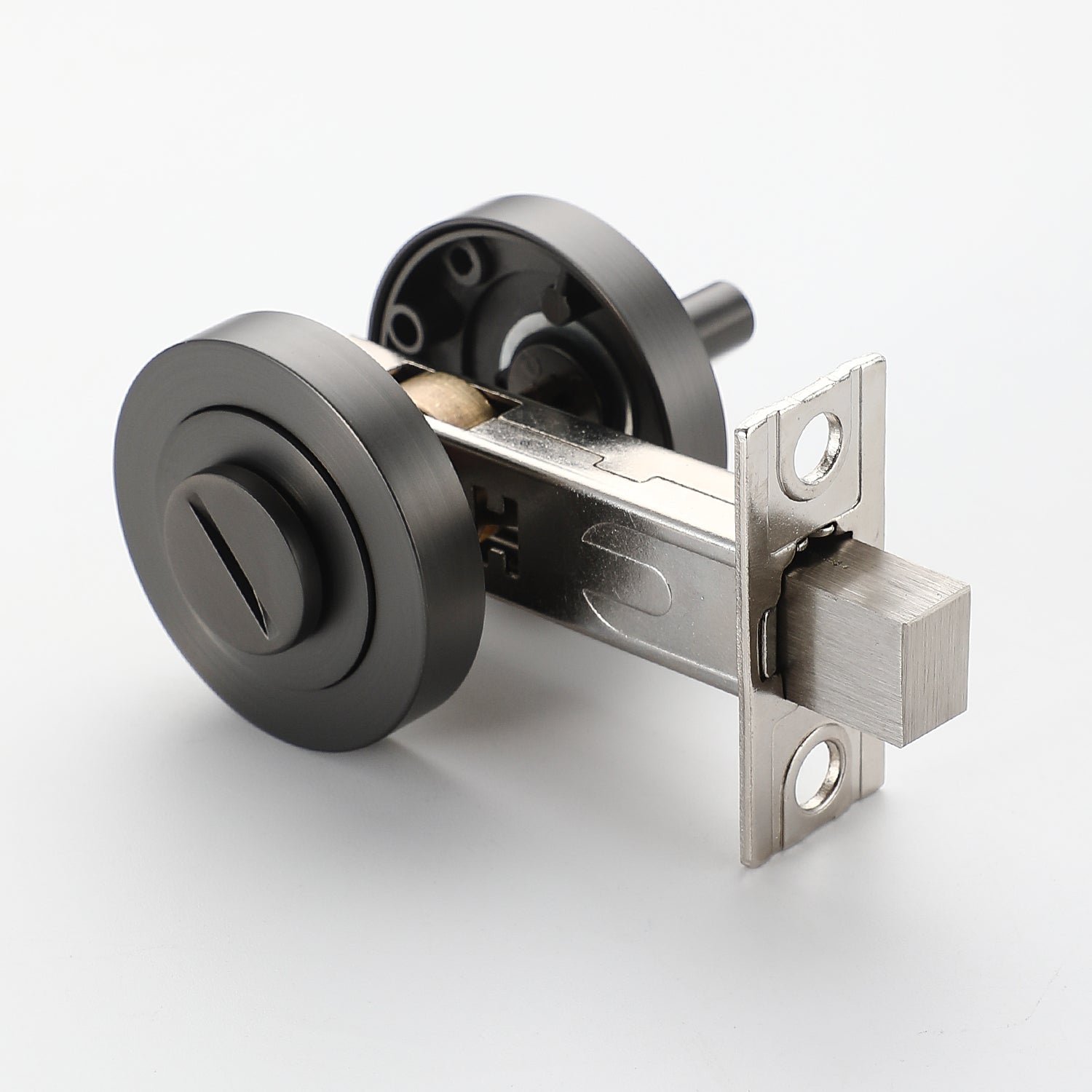Gunmetal Round Sliding Cavity | Privacy Lock