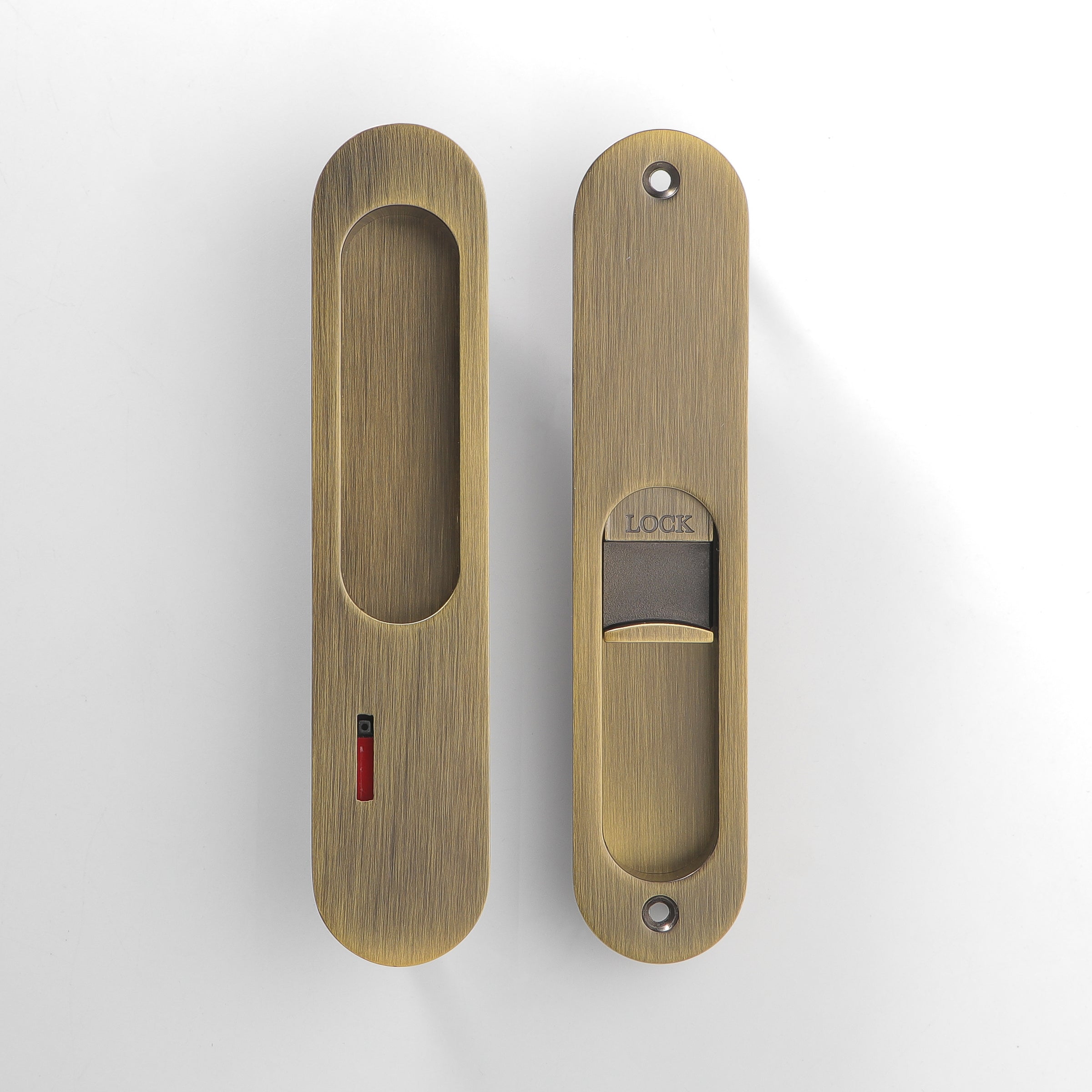 Privacy Cavity Slider Handle Set