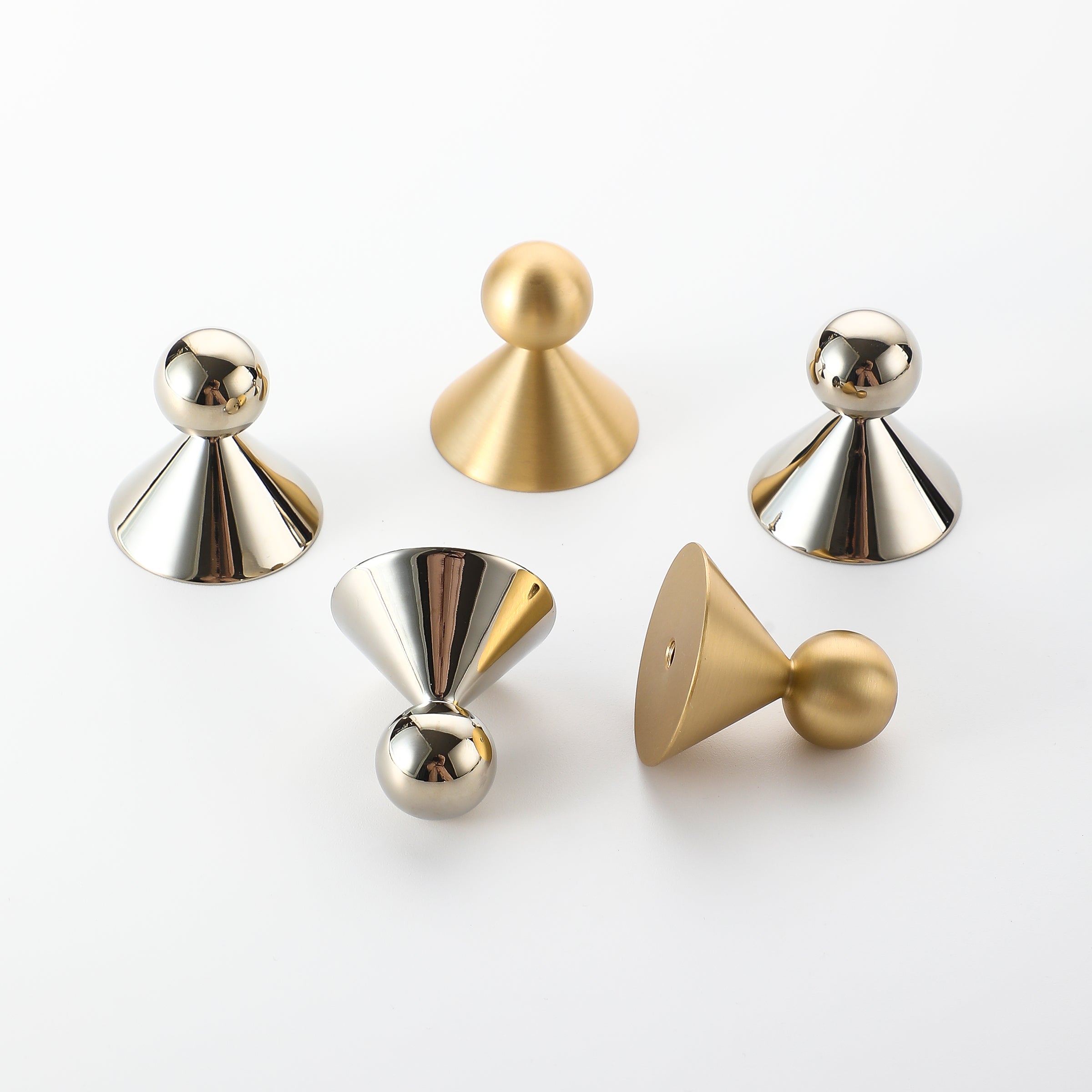 Crest Brass Knob