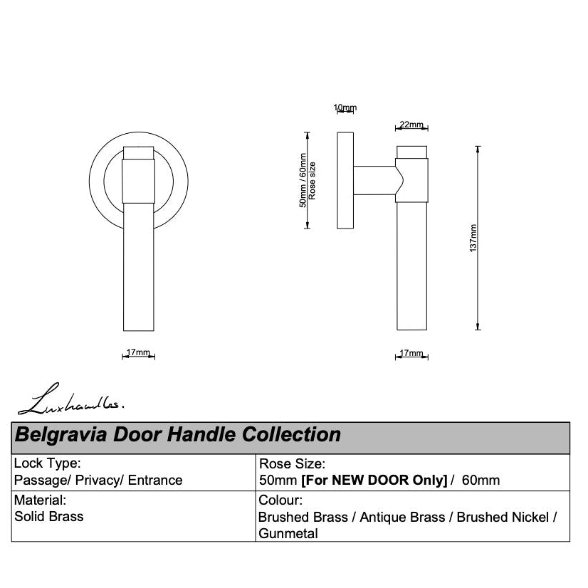 Belgravia Door Handle