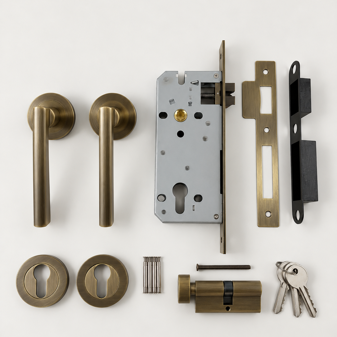 Elara Door Handle Entrance Set