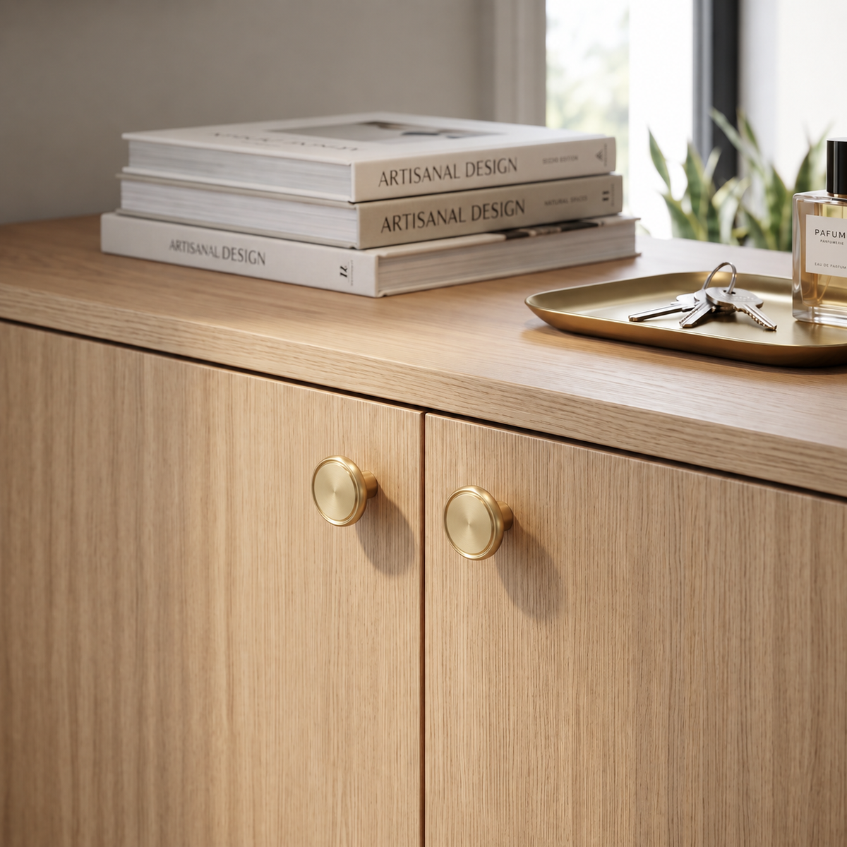 Where to Use Flat Circle Brass Knobs