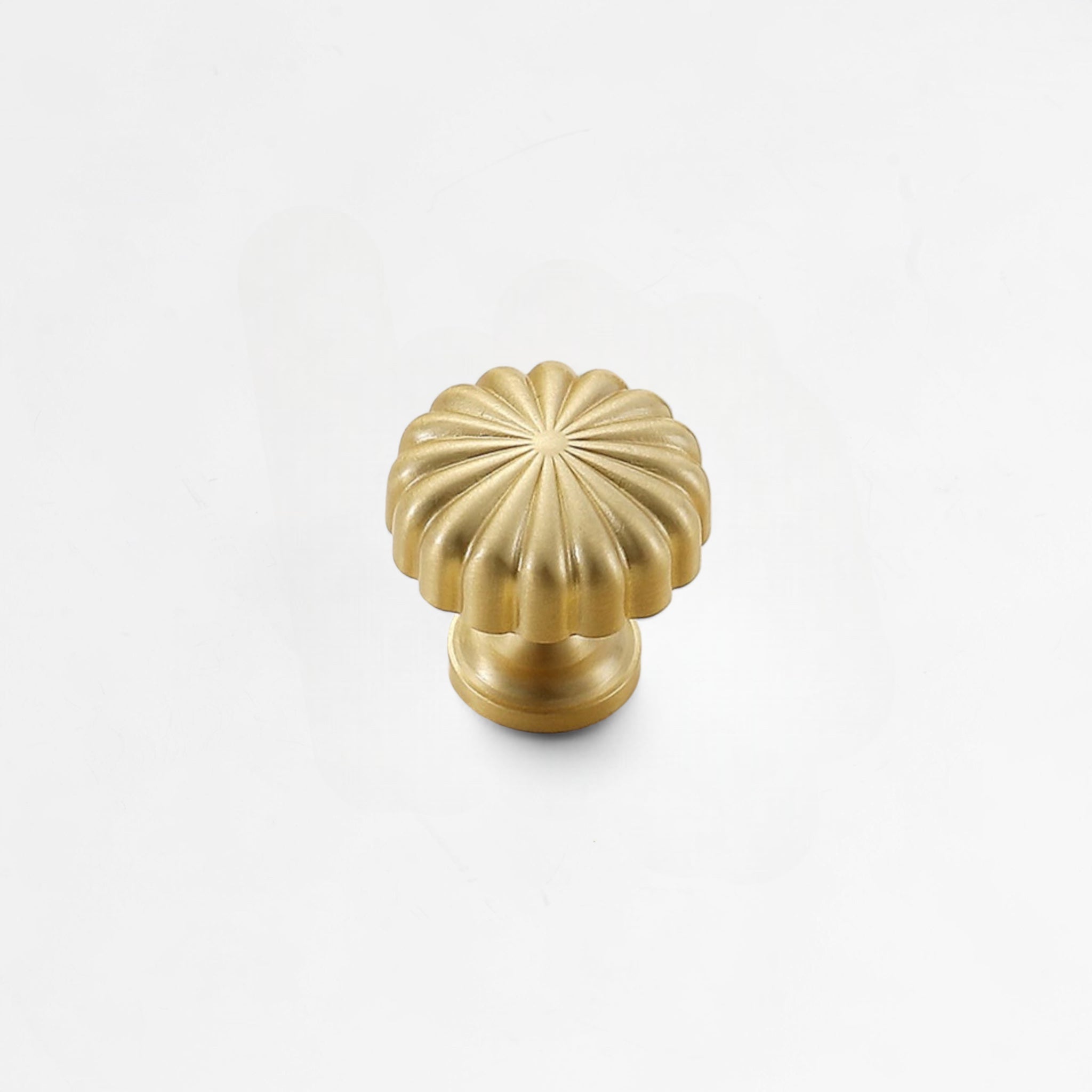 Sunray Brass Knob