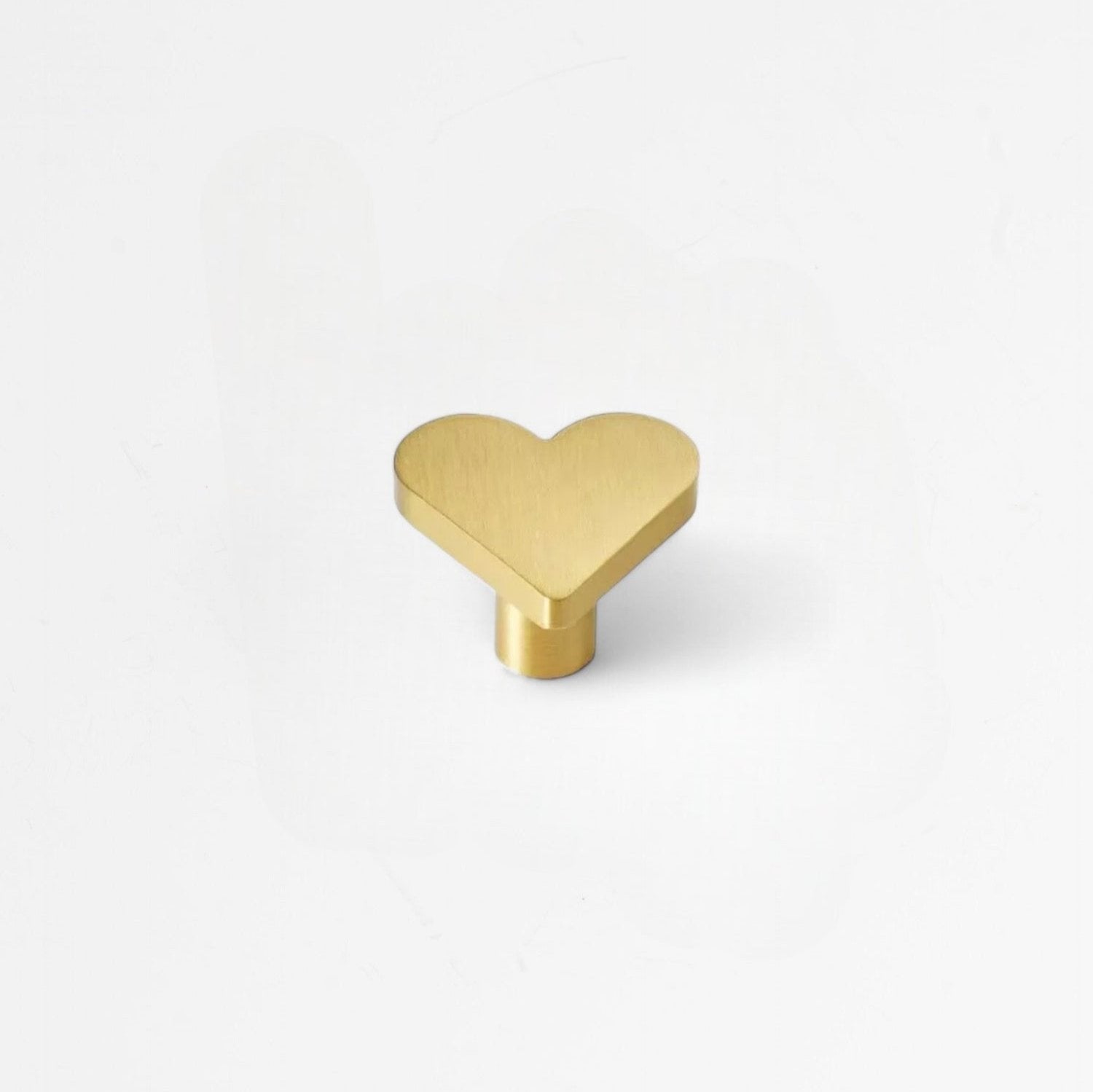 Heart Brass Knobs