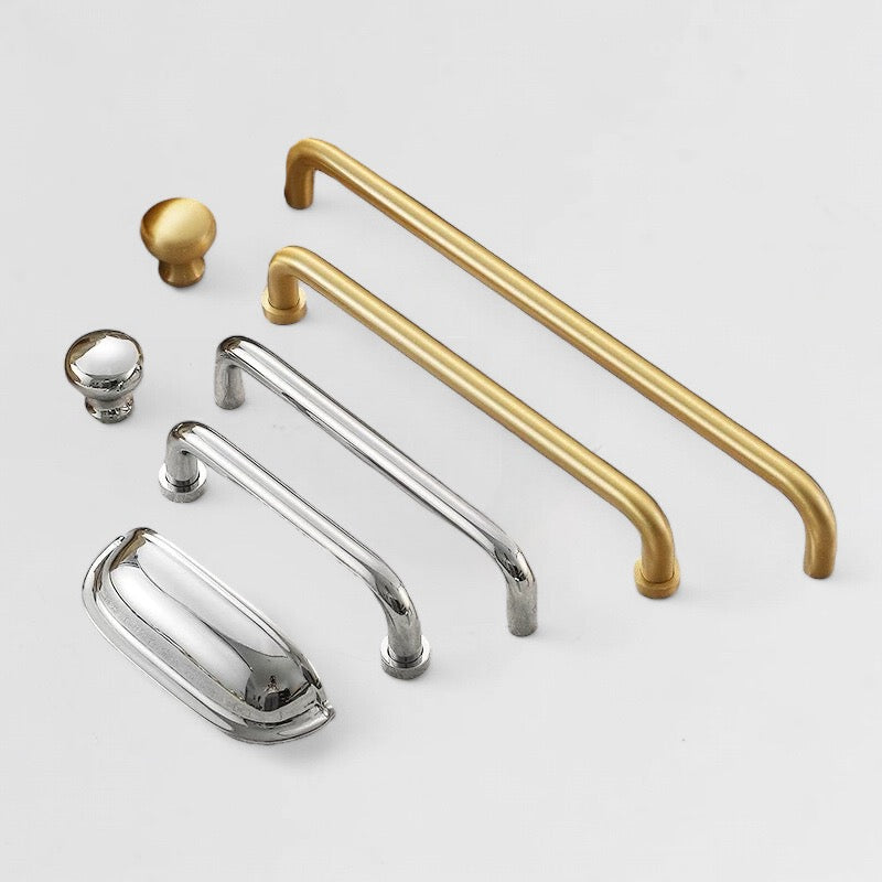 Curve D Brass Handle