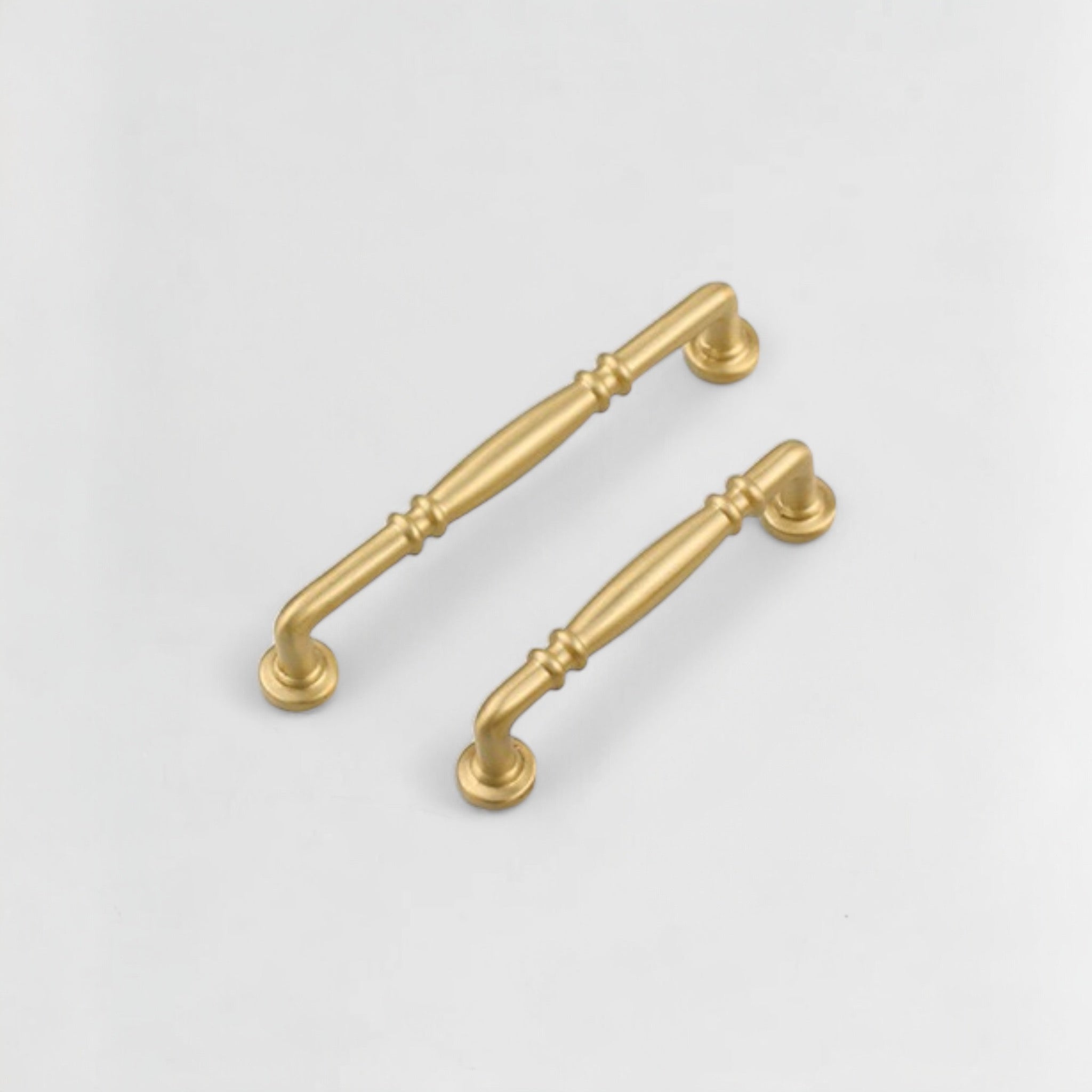 Antique Brass Cabinet Handles ‒ Vintage Brass Cabinet Pulls