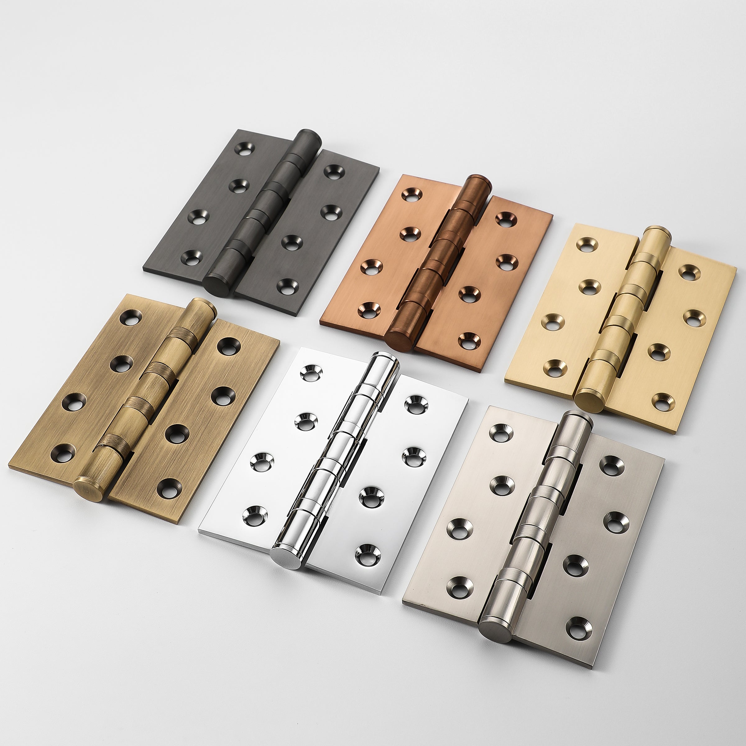 Ball Bearing Brass Hinges Pair
