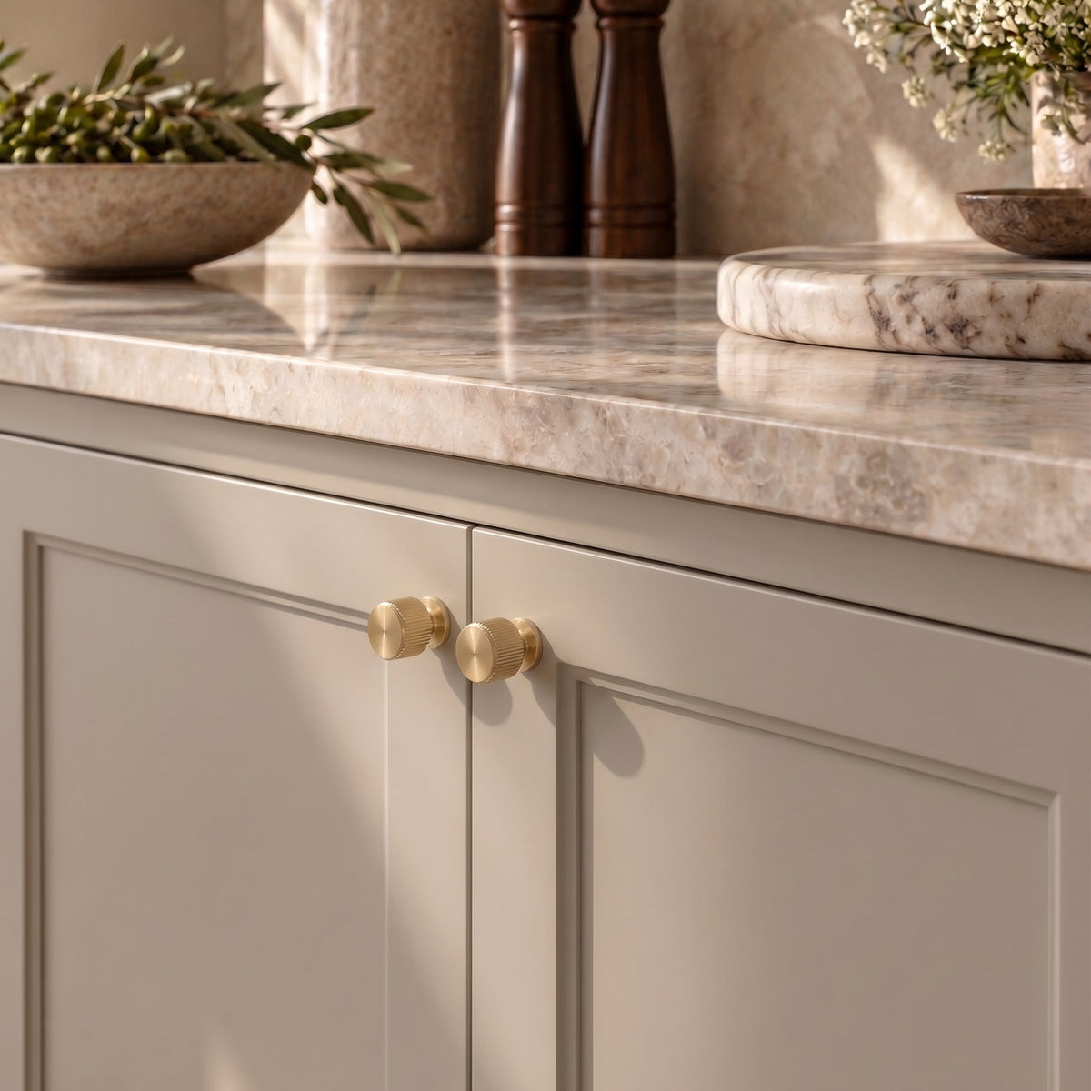 Where to Use the Stria Brass Knob